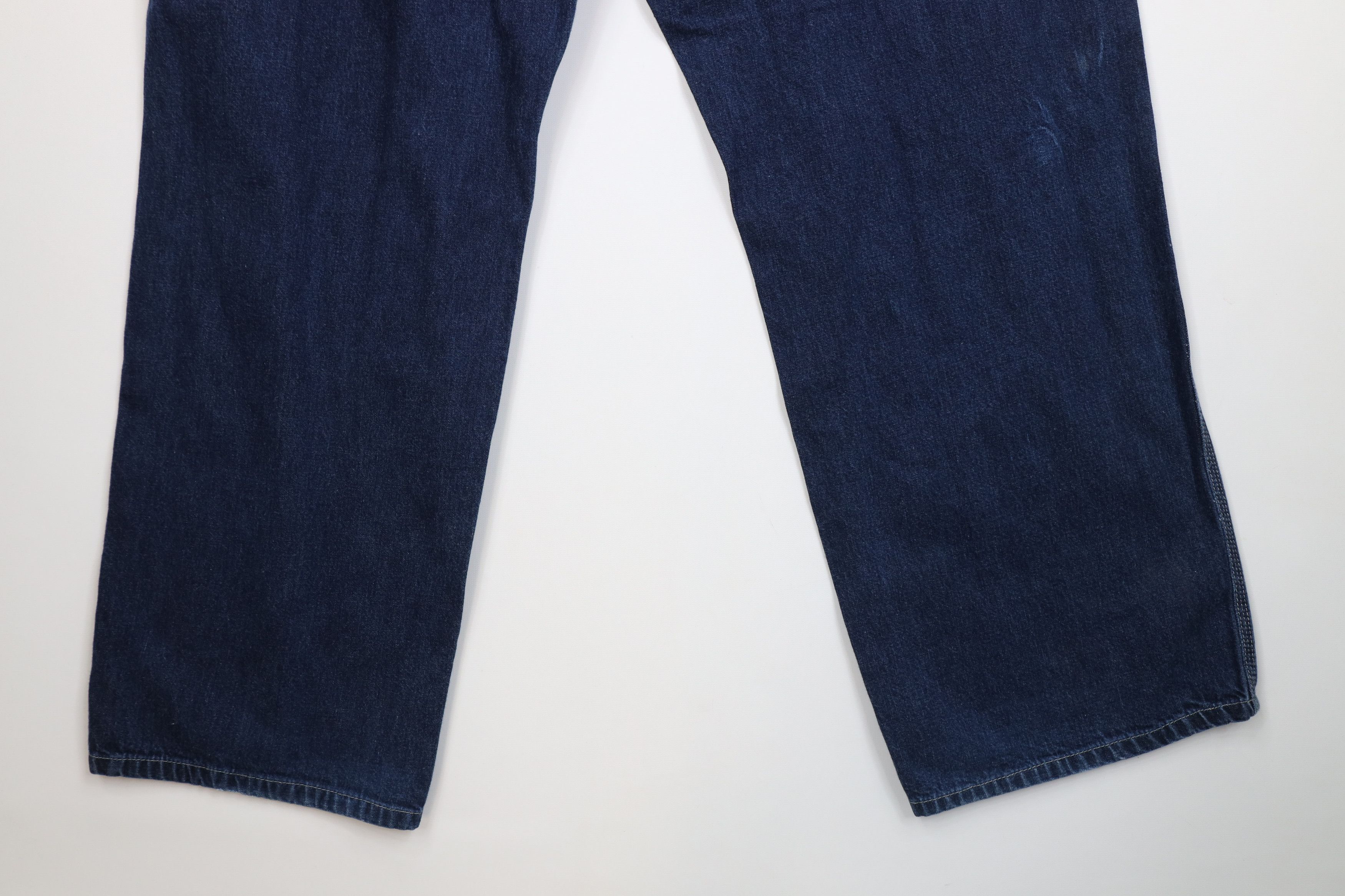 Ralph Lauren Vintage 90s Ralph Lauren Baggy Wide Leg Carpenter Jeans Blue Size US 38 / EU 54 - 12 Thumbnail