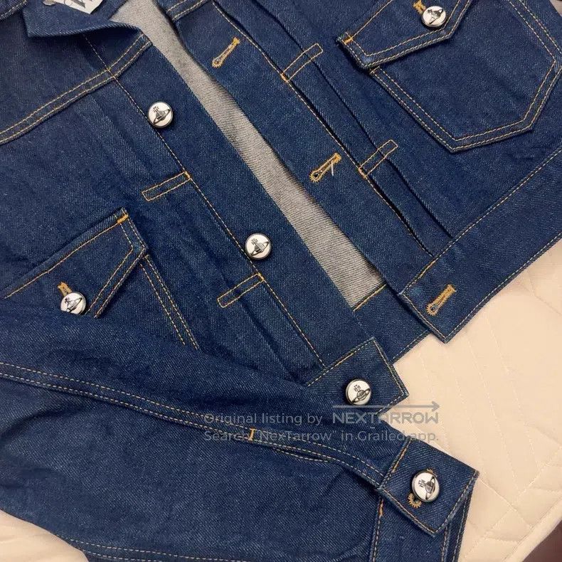 Vivienne Westwood Vivienne Westwood Pearl Button Denim Jacket Size M / US 6-8 / IT 42-44 - 4 Thumbnail