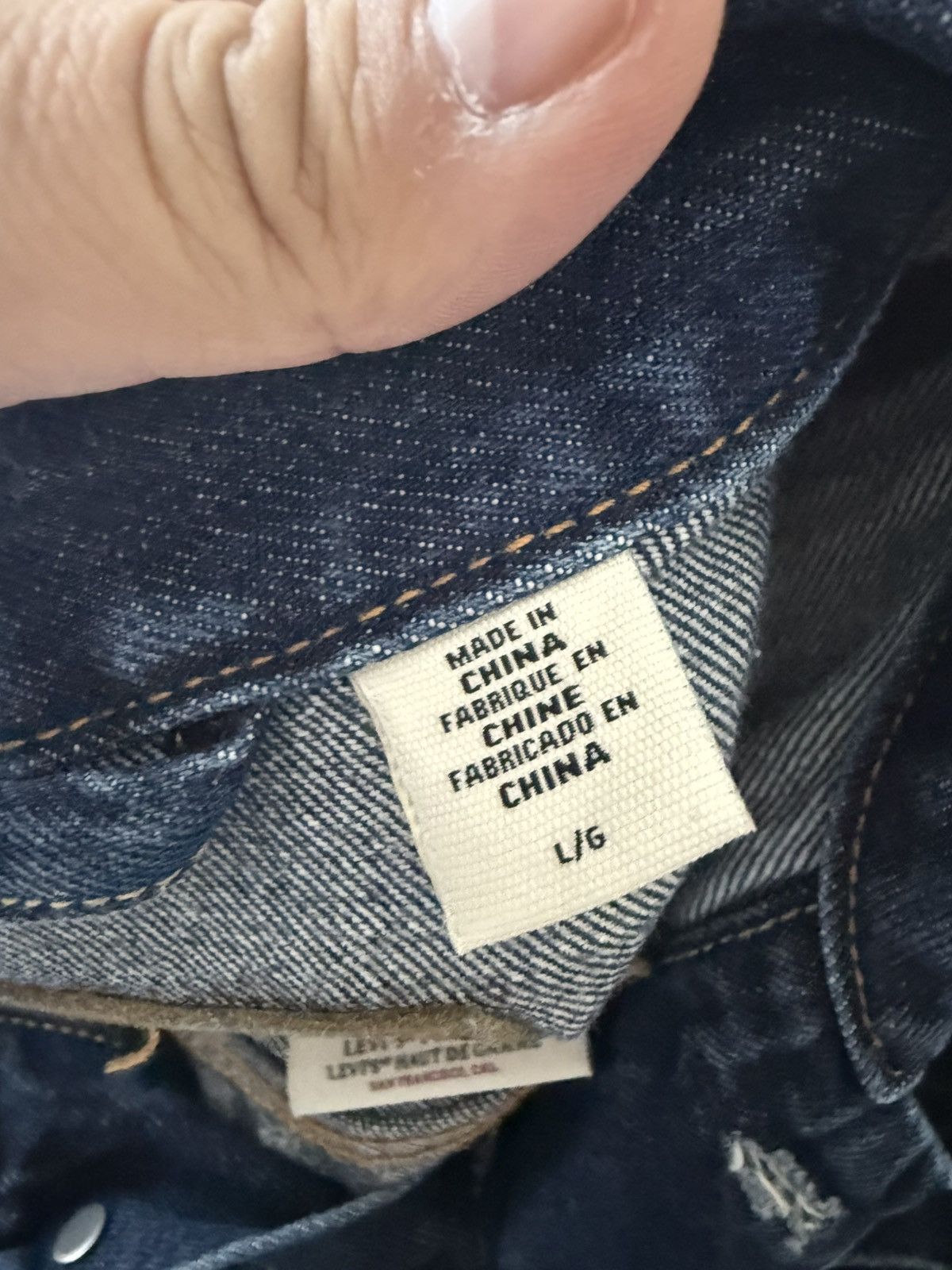 Levi's LEVIS PREMIUM TYPE III DENIM JACKET Size US L / EU 52-54 / 3 - 7 Thumbnail