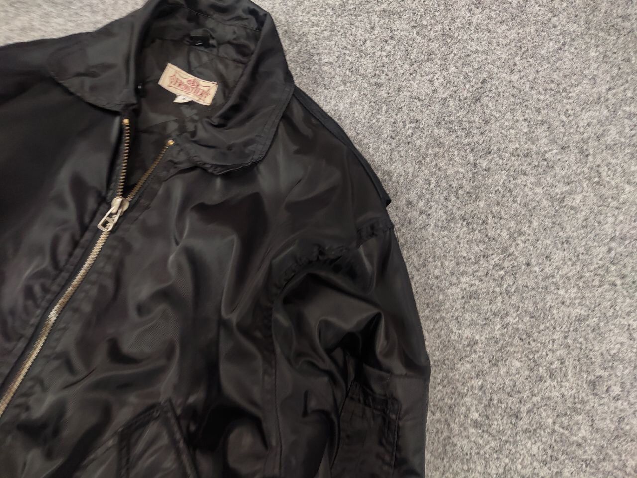 Japanese Brand Vintage 90's USAF Flyers Man Baggy Bomber Black Nylon Jacket Size US S / EU 44-46 / 1 - 4 Thumbnail