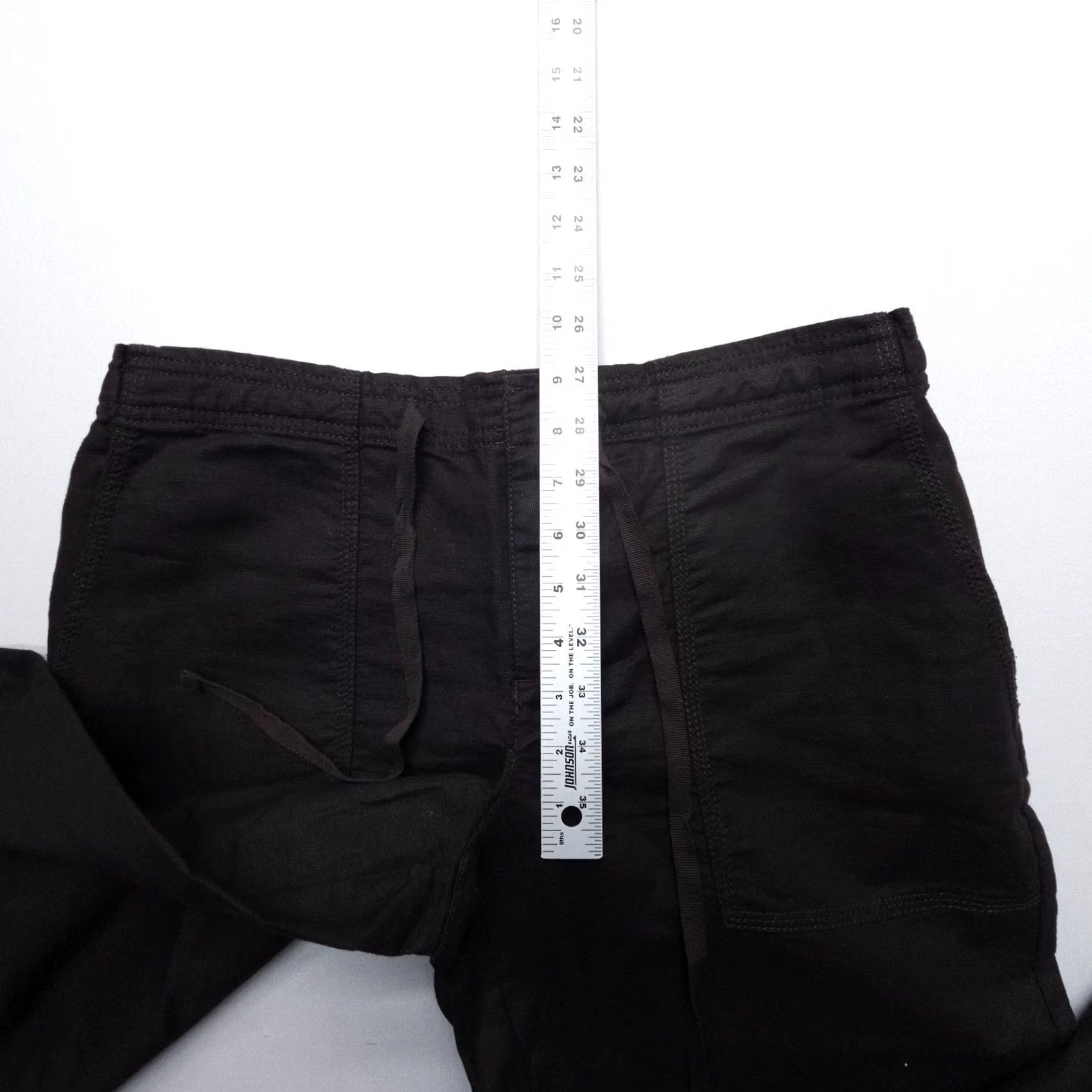 Eddie Bauer Eddie Bauer Linen Blend Crop Pants Womens 8 Brown Relaxed Cropped Casual Travel EUC Size 30" / US 8 / IT 44 - 7 Thumbnail