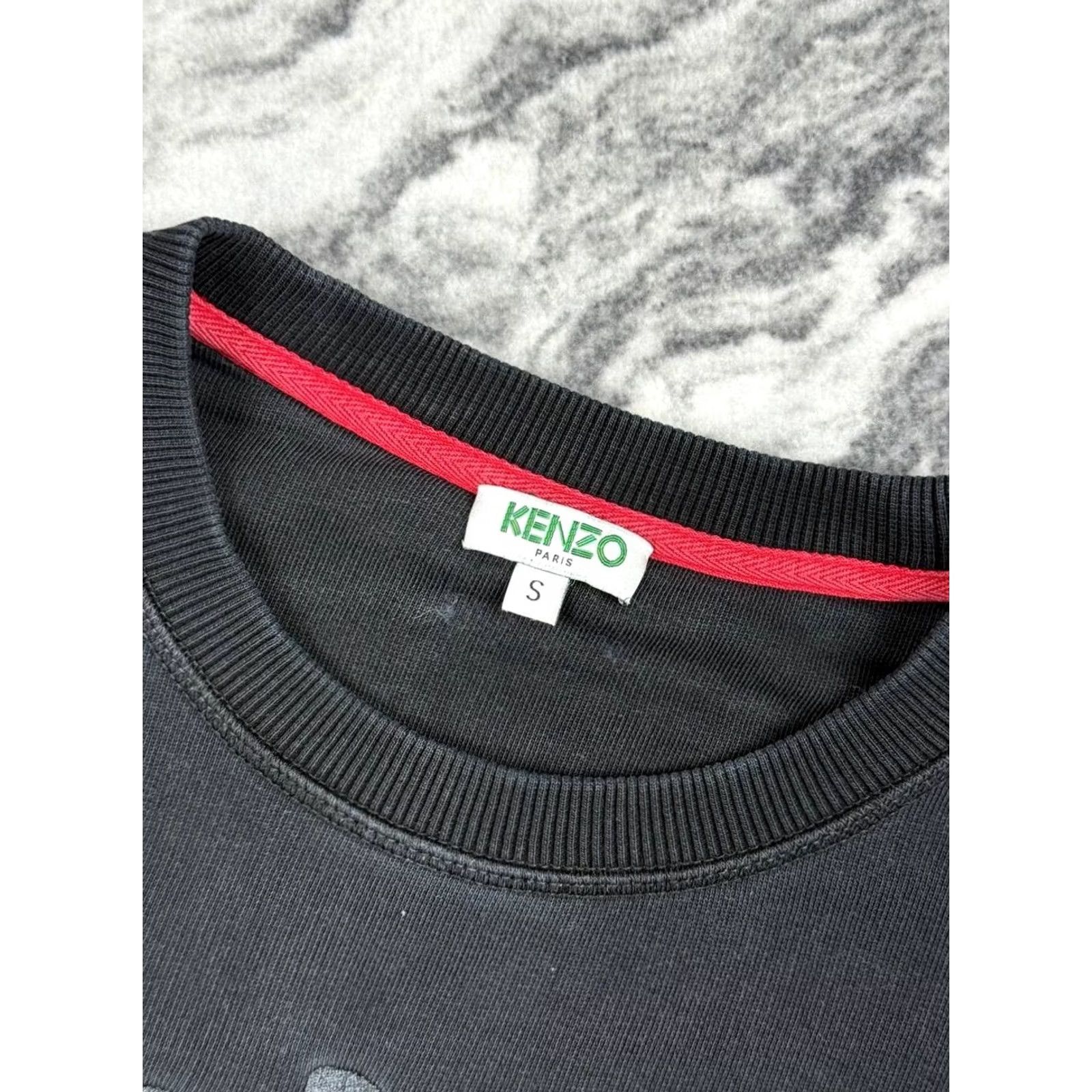 Kenzo KENZO Paris Eye Sweatshirt Women Size S Black Sweatshirt Embroidered Pullover Crew Neck All Seasons Activewear Size S / US 4 / IT 40 - 3 Thumbnail