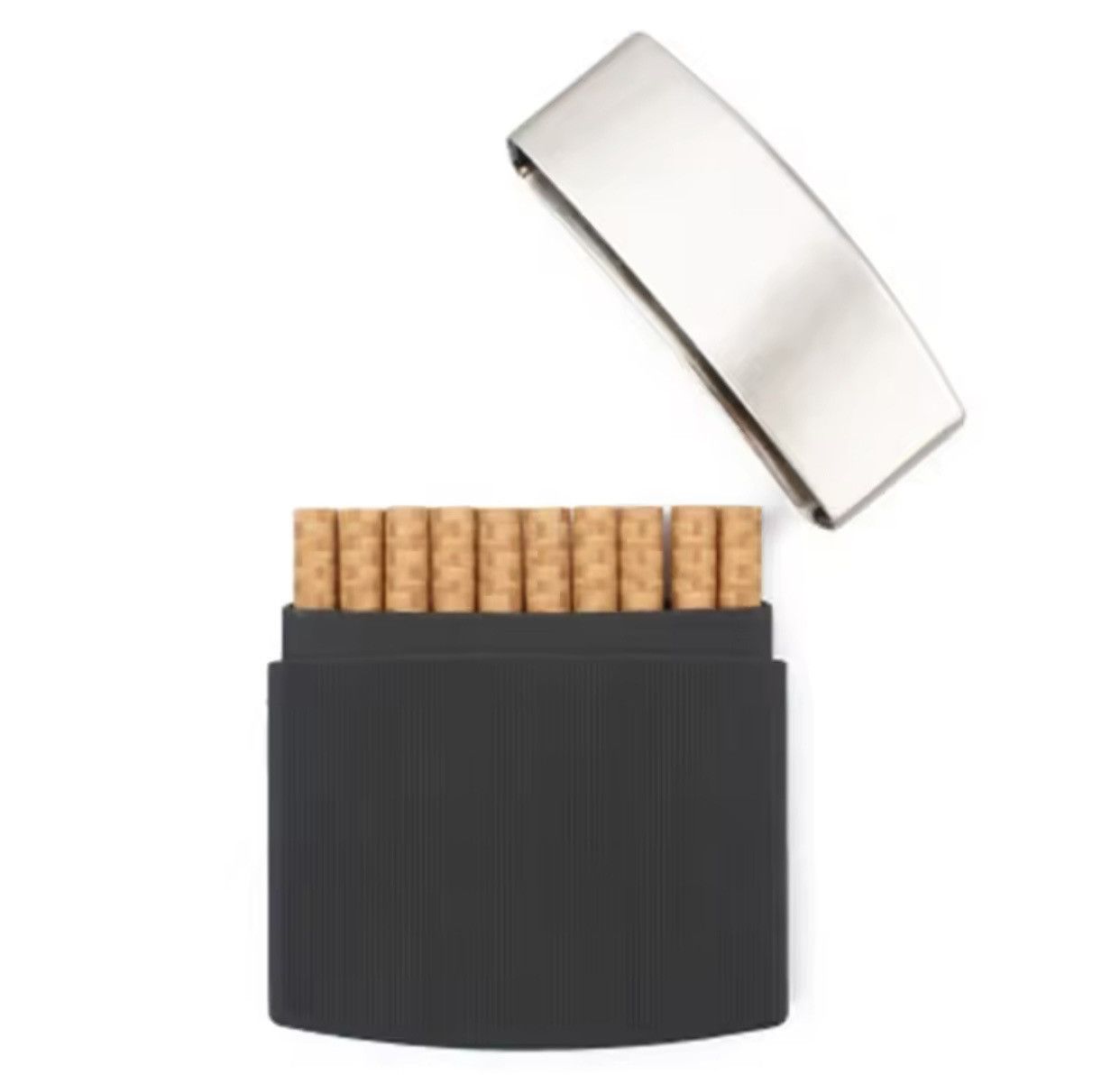 Vintage Ultra-thin Cigarette case Men Waterproof Size ONE SIZE - 4 Thumbnail
