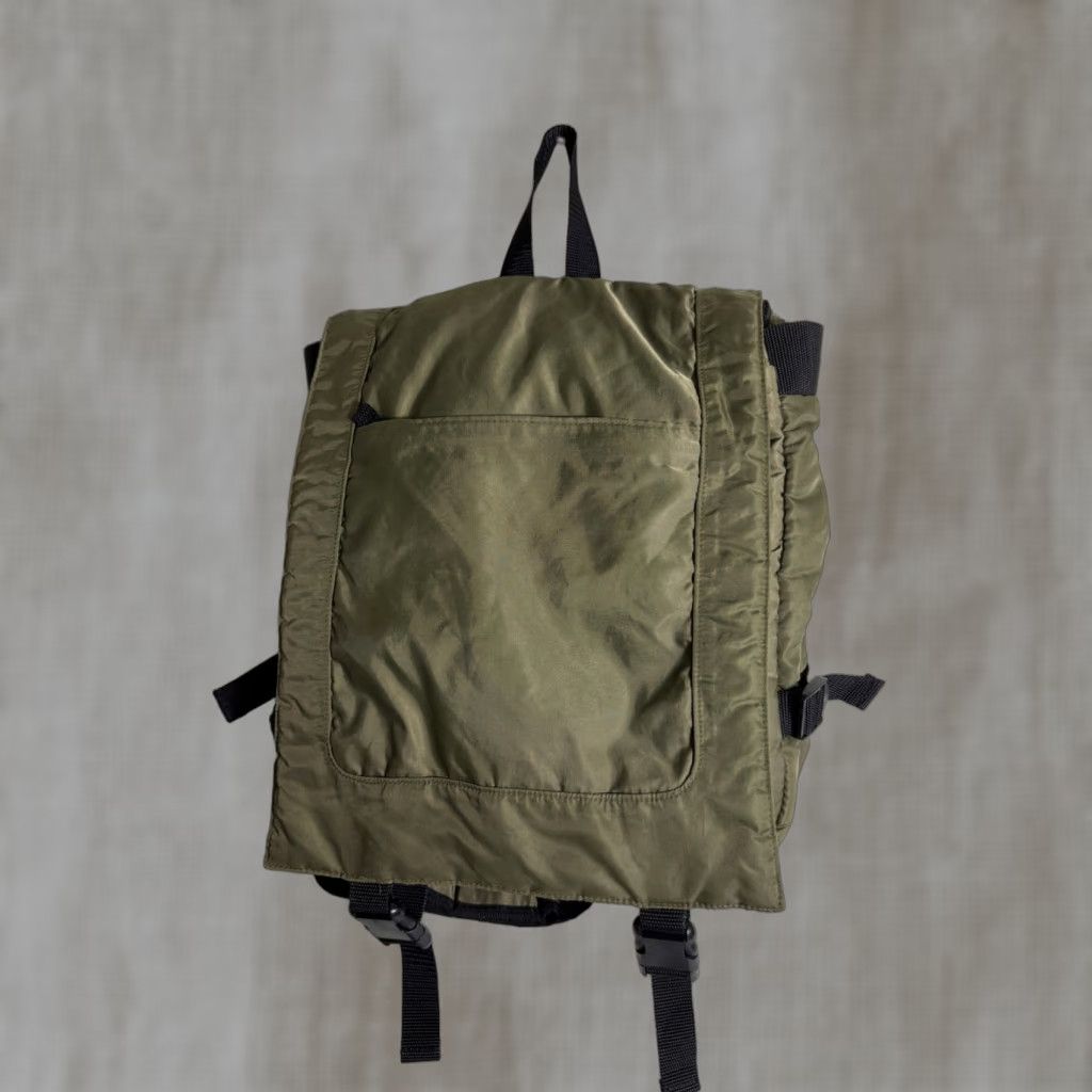 J Brand Toppers Army Green Polyester Sling Bag Messenger Bag Hook Loop Men 13x11x5 Size ONE SIZE - 1 Thumbnail