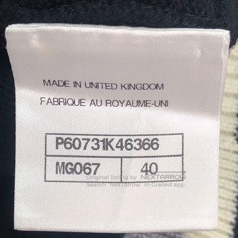 Chanel Chanel 19P black and white letter cashmere knitted cardiga Size S / US 4 / IT 40 - 6 Thumbnail