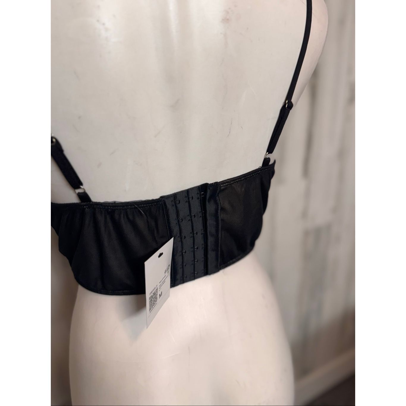 Forever 21 Forever 21 Black Mesh Corset Crop Top Women’s Medium Size M / US 6-8 / IT 42-44 - 6 Thumbnail