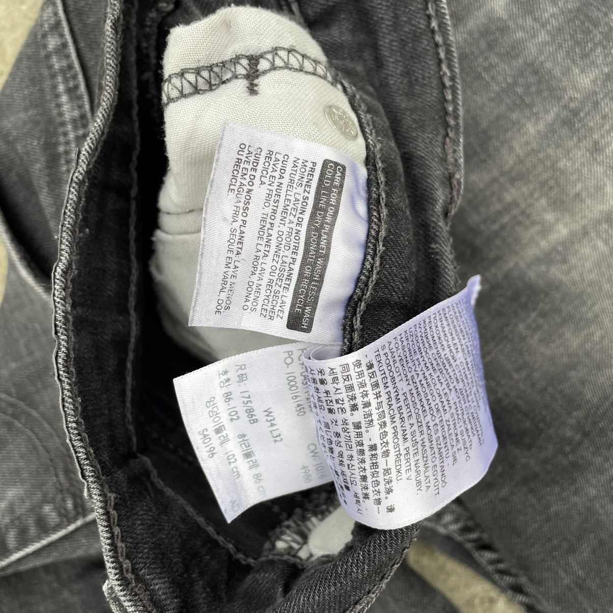 Levi's × Vintage Vintage Levi’s Jeans 511 W34xL32 Pants Trousers Y2K 90s Size US 34 / EU 50 - 11 Thumbnail