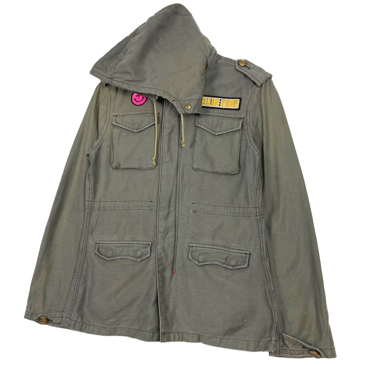 Beauty Beast × Hysteric Glamour × Japanese Brand 💥BLUE TRIP JAPAN MILITARY FIELD JACKET Size US S / EU 44-46 / 1 - 2 Thumbnail