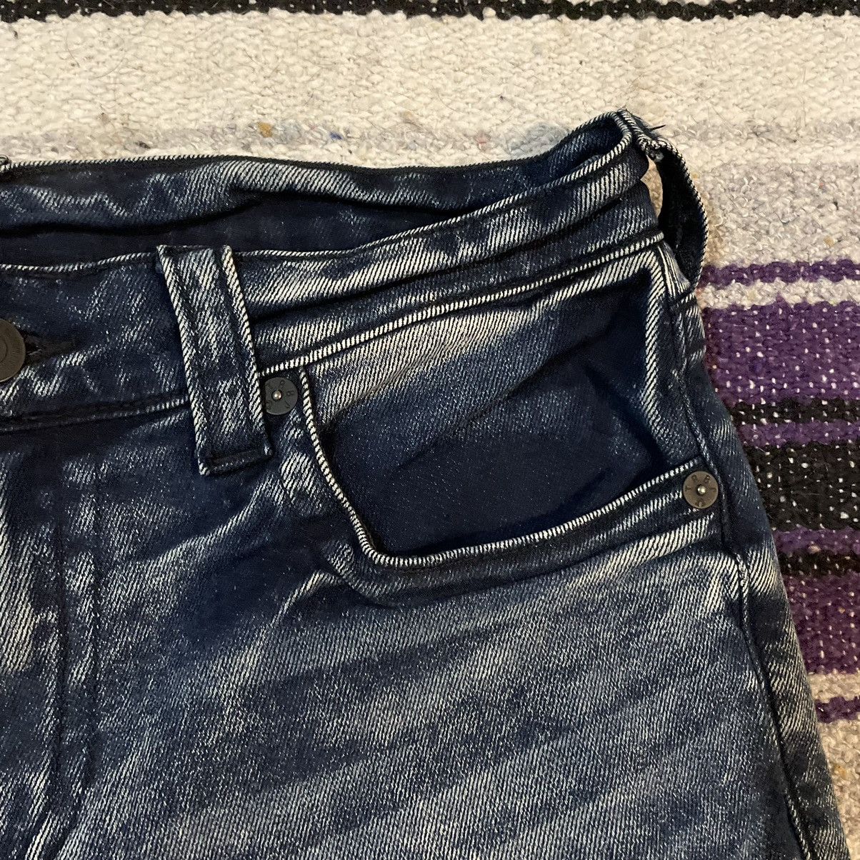 True Religion True Religion Geno Relaxed Slim Acid Wash Denim Jeans 34x32 Size US 34 / EU 50 - 3 Thumbnail