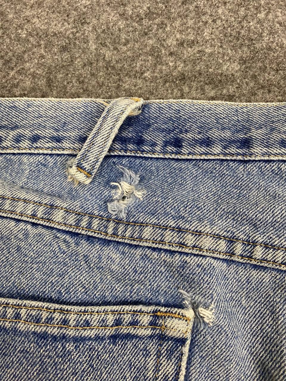 Wrangler vintage wrangler regular fit distressed denim Size US 42 / EU 58 - 5 Thumbnail
