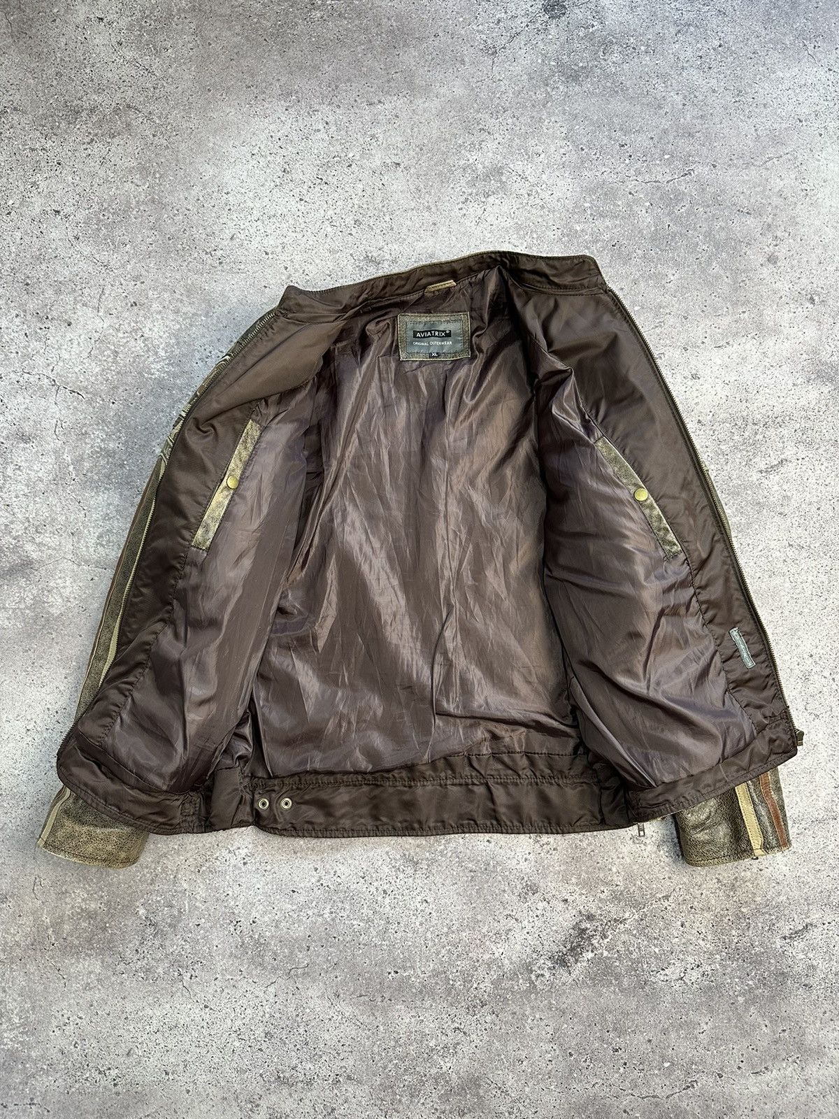 Vintage Vintage Y2K Leather Jacket Racing MOTO Archive Boxy Aviatrix Size US L / EU 52-54 / 3 - 13 Thumbnail