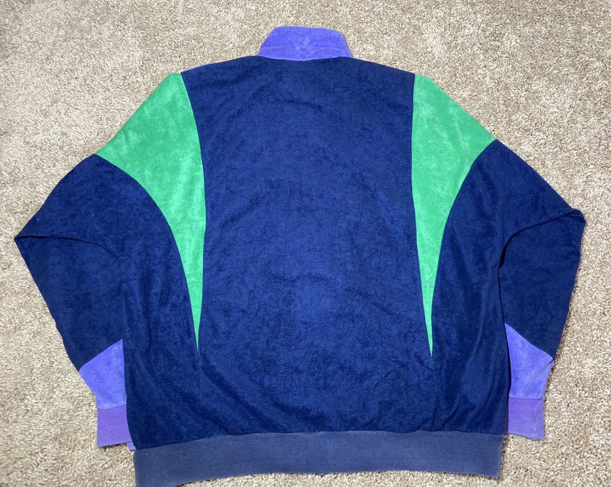 Adidas × Anime 80s Adidas Evangelion Unit 01 Velour Track Jacket Velvet 90s Size US M / EU 48-50 / 2 - 7 Thumbnail