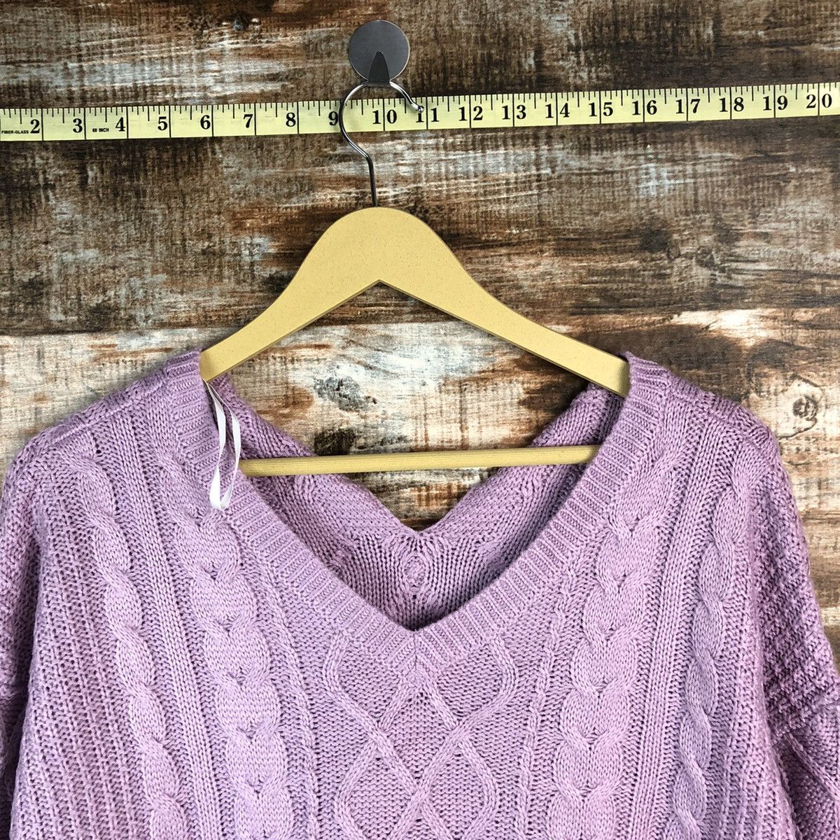 Homespun Knitwear Oversized Ingni Pink Knitwear #A960 Size M / US 6-8 / IT 42-44 - 4 Thumbnail