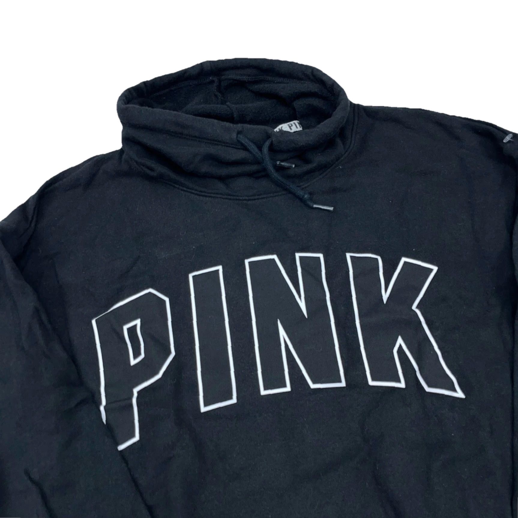 Victoria's Secret Victoria's Secret PINK Sweatshirt Women XS Black Pullover Turtleneck VTG Size XS / US 0-2 / IT 36-38 - 2 Thumbnail