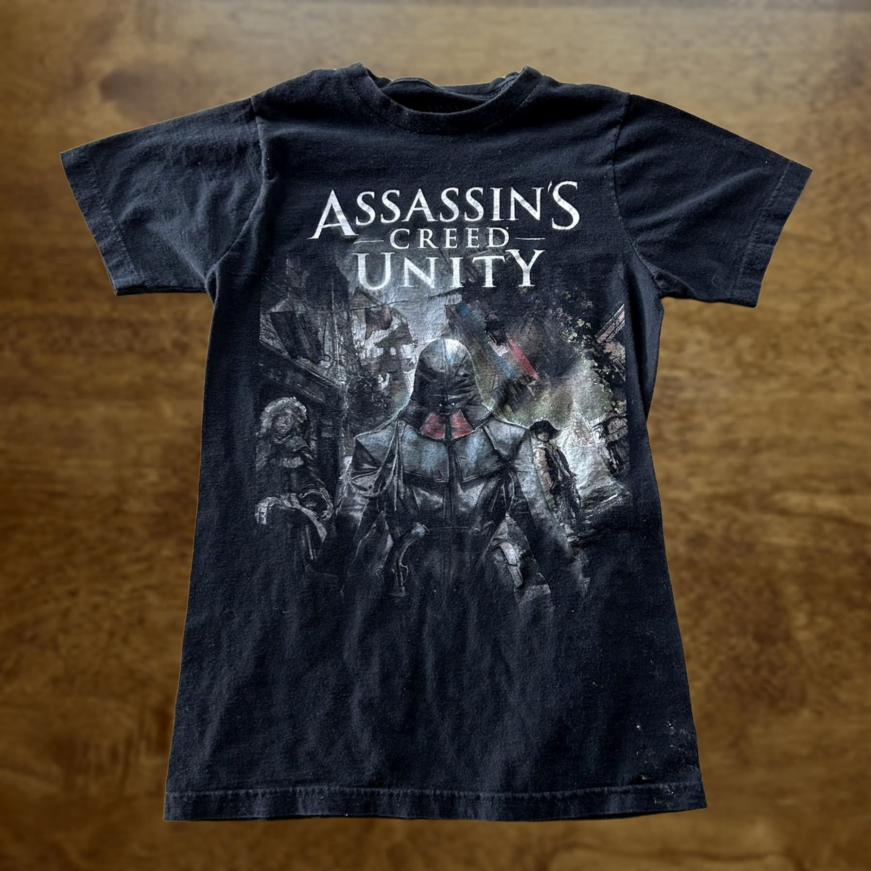 Vintage Assassin's Creed Unity Shirt Mens Small Black Video Game Graphic Tee T-Shirt Size US S / EU 44-46 / 1 - 1 Thumbnail