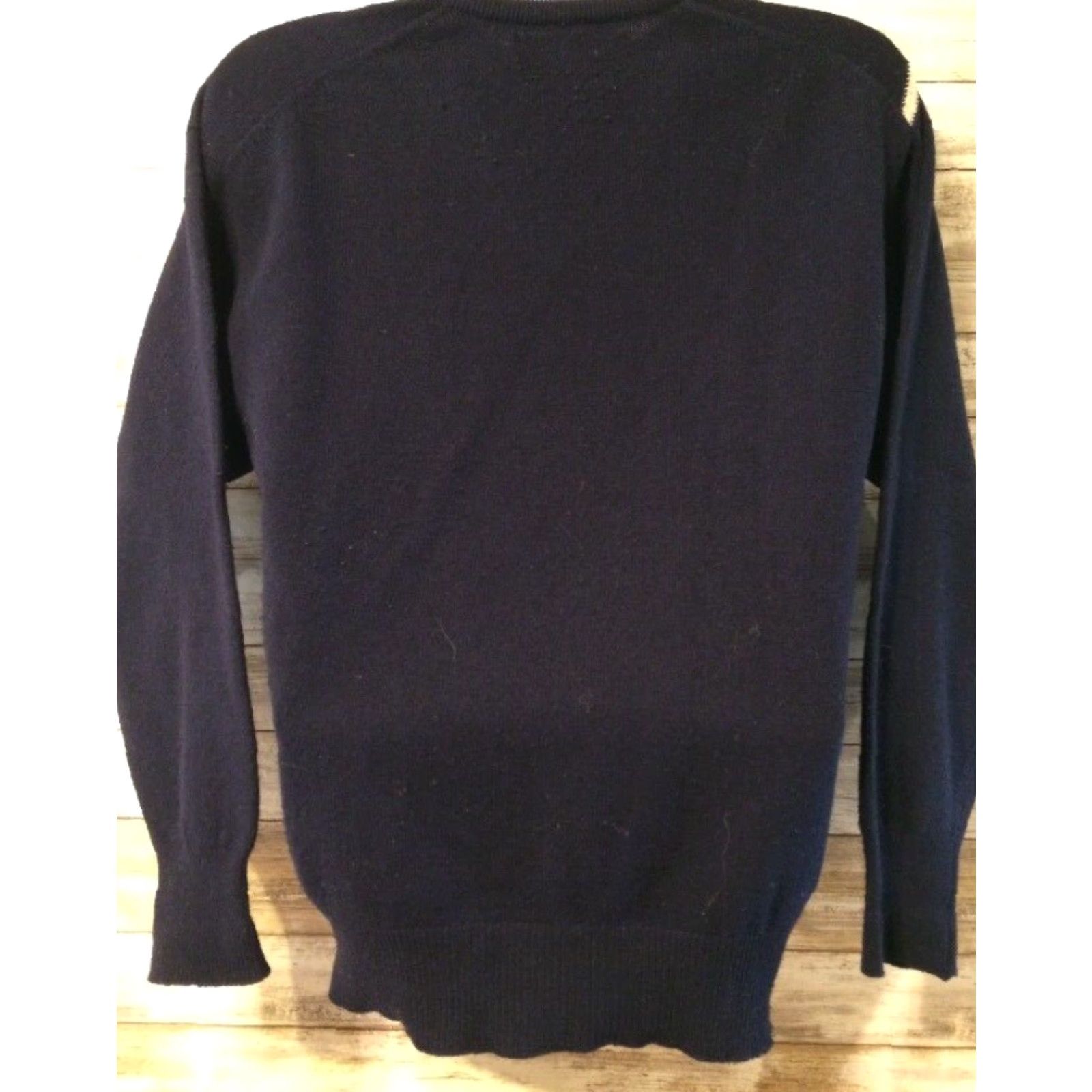 Vintage Saint Andrews Argyle Knit Wool Sweater Mens Medium Blue Scotland Size US M / EU 48-50 / 2 - 3 Thumbnail