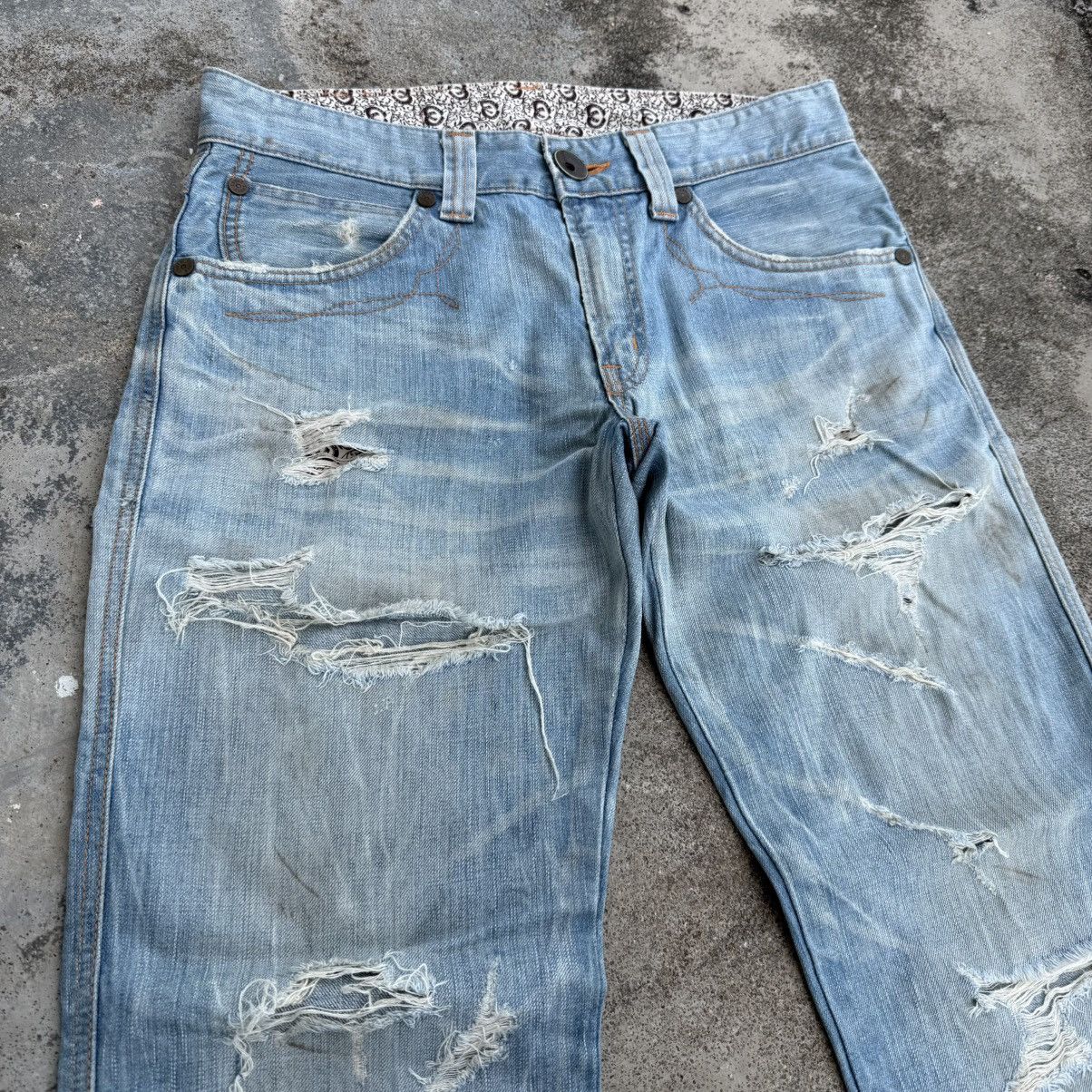 Edwin Vintage Edwin Faded Distressed Denim Jean Pants W36 Size US 34 / EU 50 - 6 Thumbnail