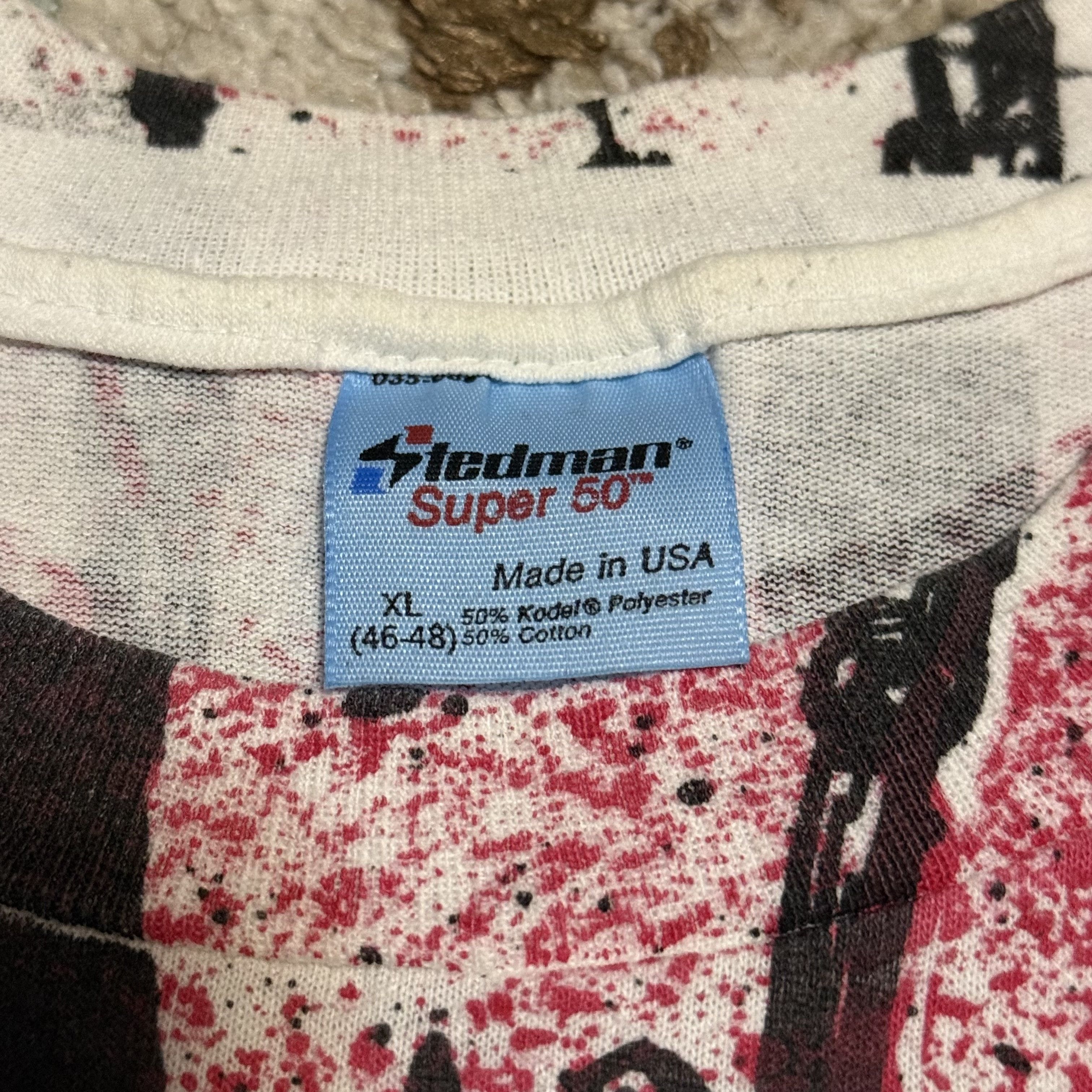 Liquid Blue × Vintage Vintage 90s Morbid Rags Butcher Shirt AOP Size XL Blood Size US XL / EU 56 / 4 - 6 Thumbnail