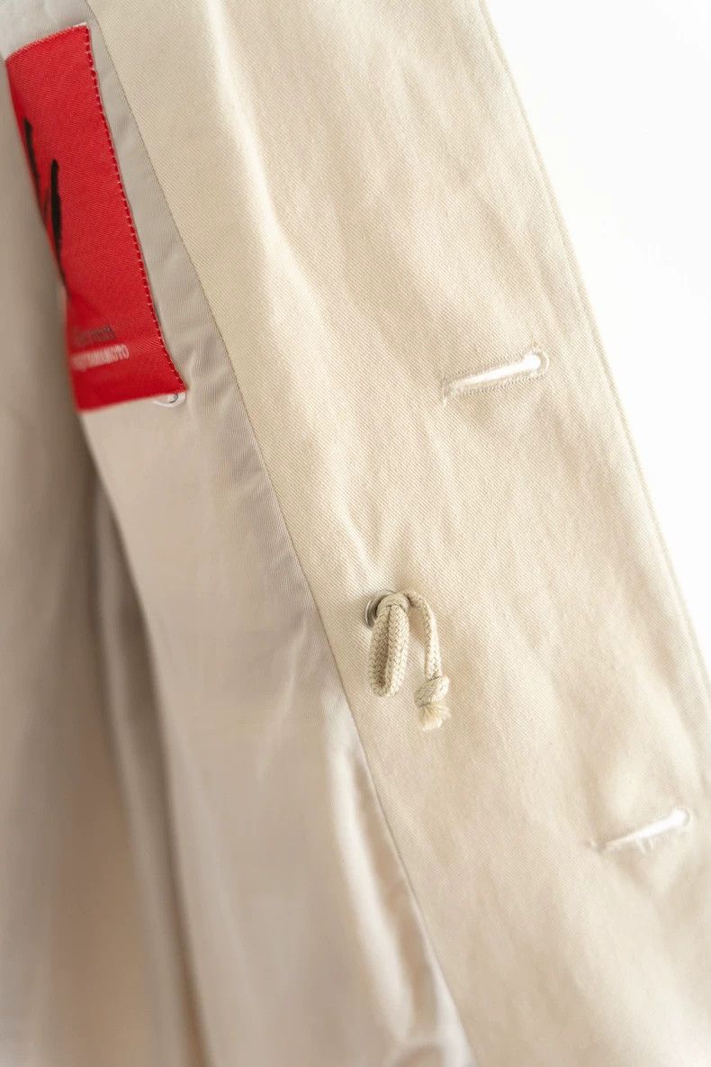 Y's for Men Y's For Men size 2 00 beige drawstring blazer Size 36R - 3 Thumbnail