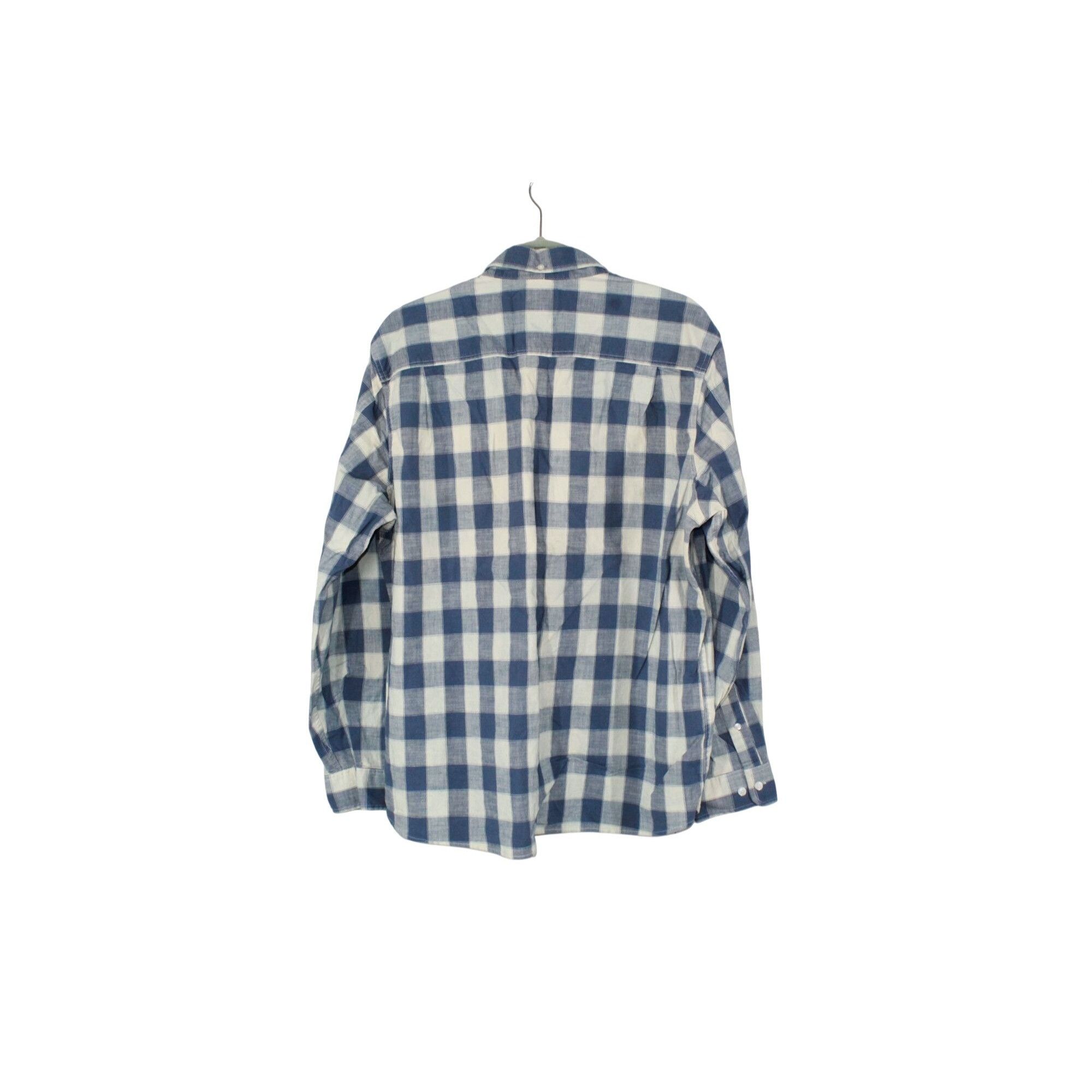 L.L. Bean LL Bean Men's Comfort Stretch Chambray Shirt Blue Plaid Size US L / EU 52-54 / 3 - 2 Thumbnail