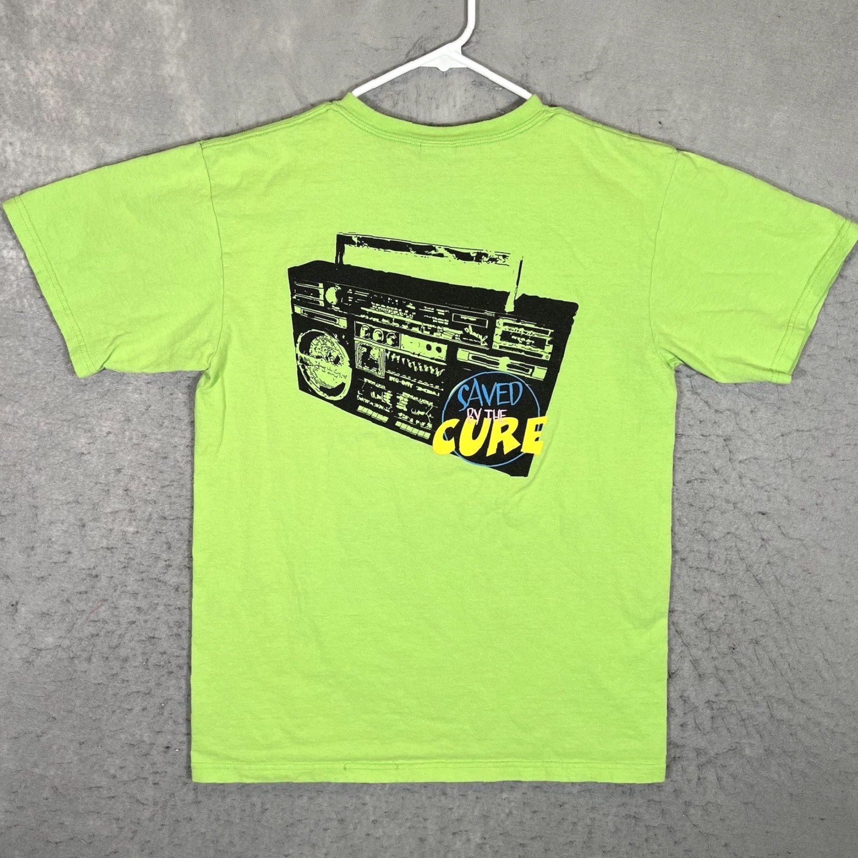 Anvil A1 Relay For Life Is All That Saved By The Cure T Shirt Adult Medium Green Mens Size US M / EU 48-50 / 2 - 2 Thumbnail