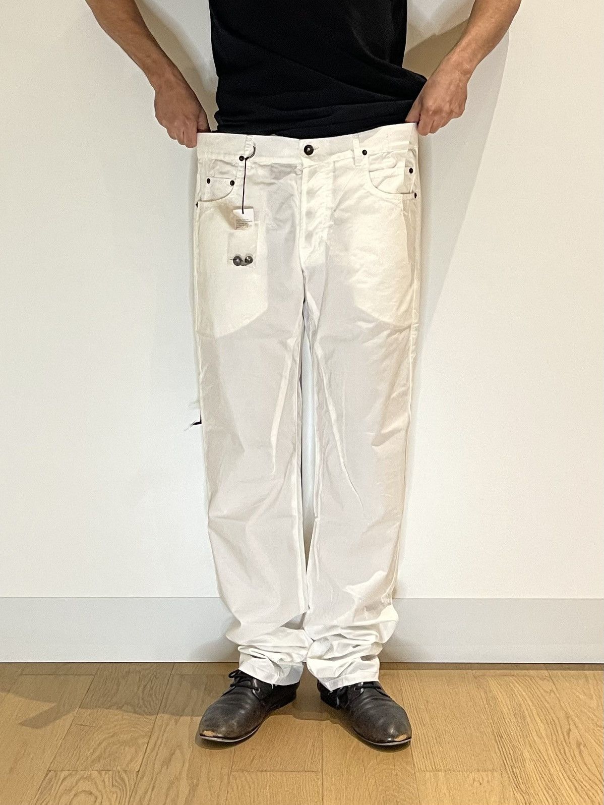 Rick Owens Rick Owens Drkshdw 2010s Detroit Cut Cotton Pants Size US 33 - 18 Thumbnail