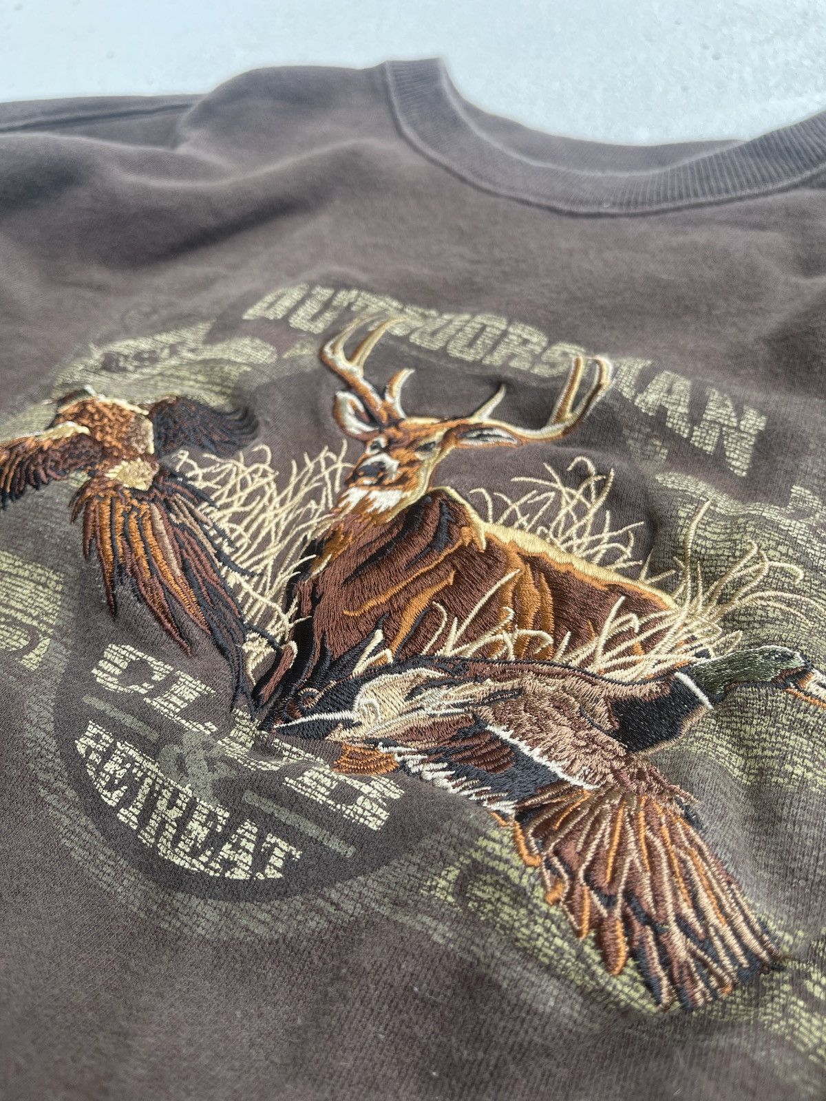 Croft & Barrow Y2k Nature Sweatshirt Size US M / EU 48-50 / 2 - 2 Thumbnail