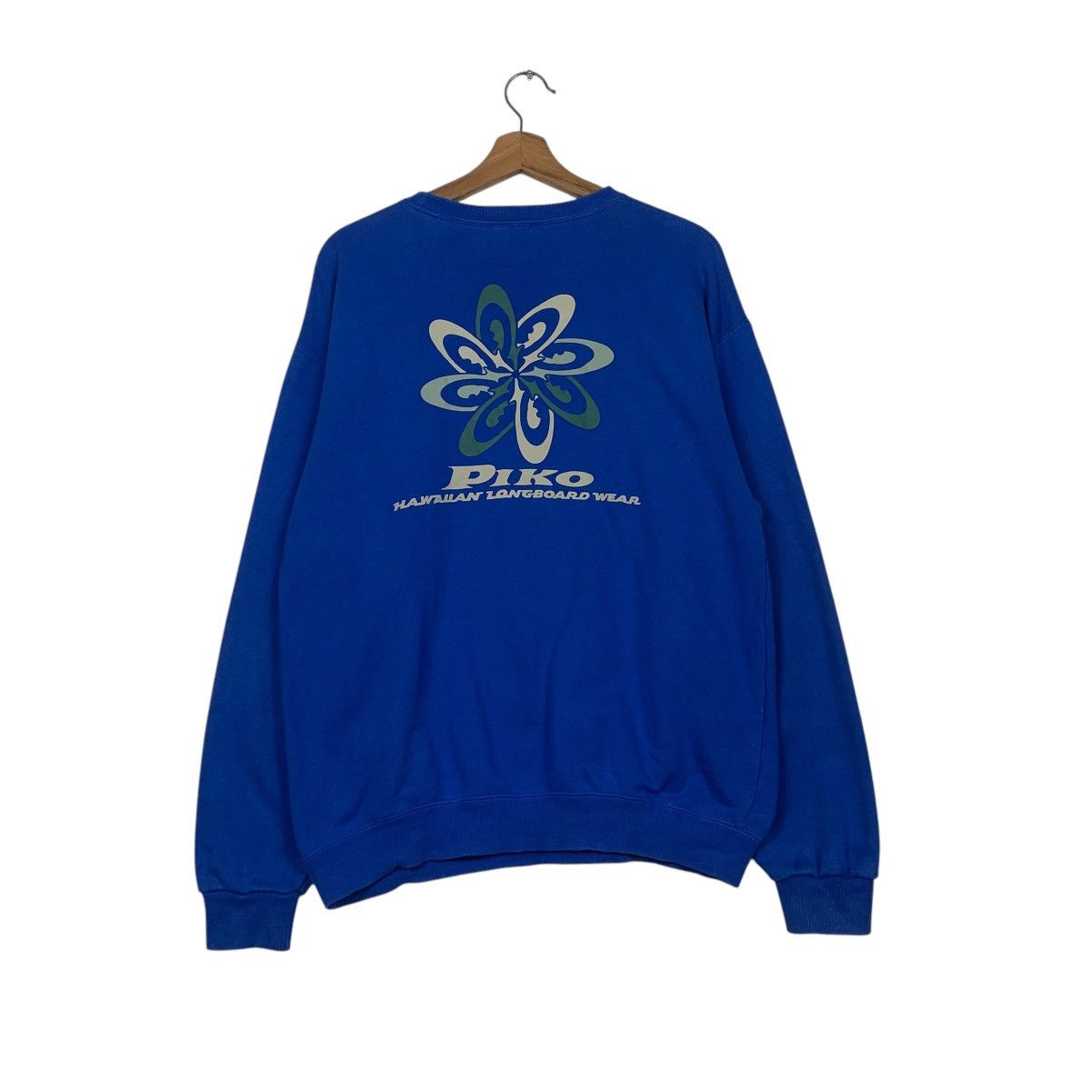 Japanese Brand Piko Hawaian Longboard Wear Crewneck Sweatshirt Size US L / EU 52-54 / 3 - 1 Thumbnail