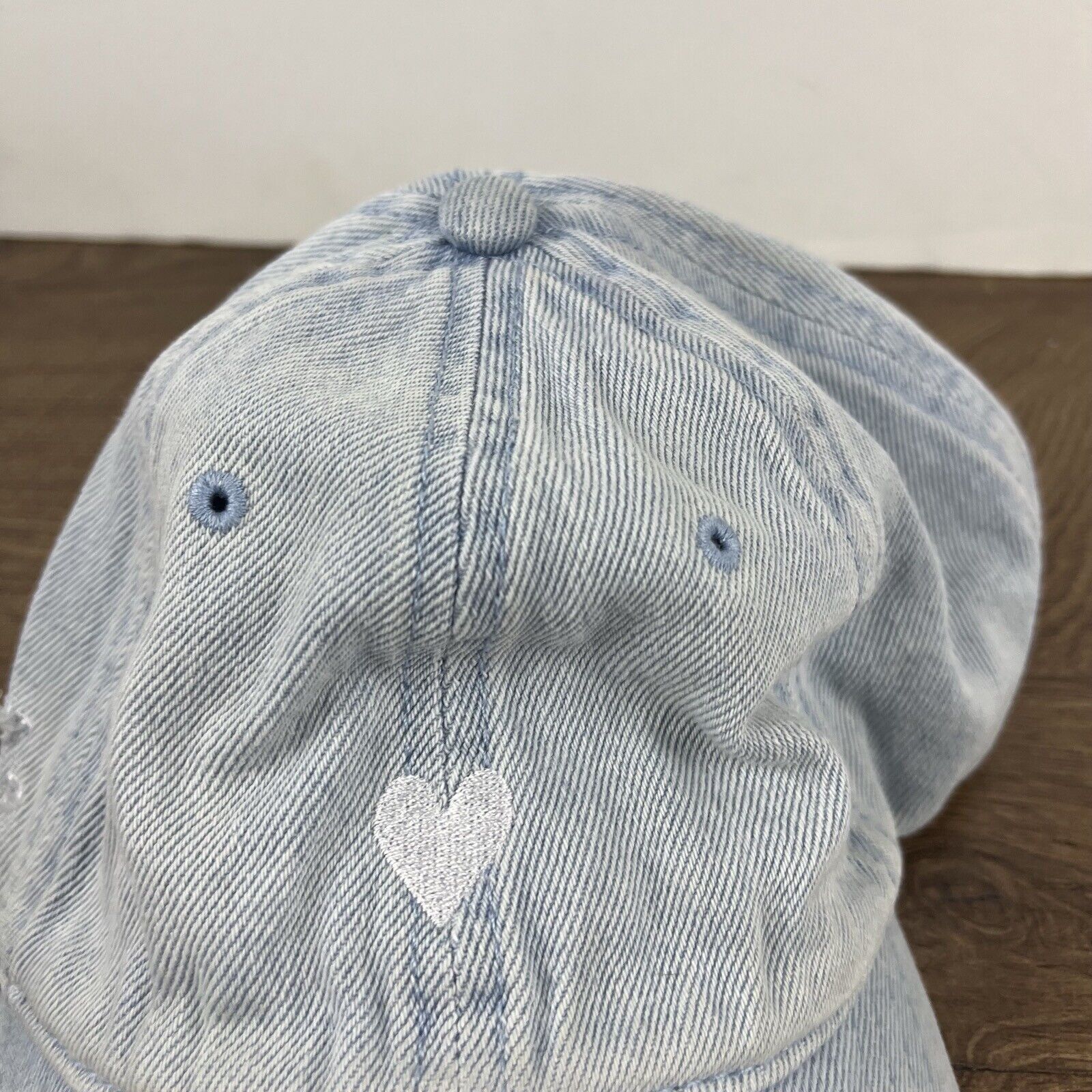 Other Heart Hat Love Heart Adjustable Hat Blue Hat Adjustable Blue Size ONE SIZE - 7 Thumbnail