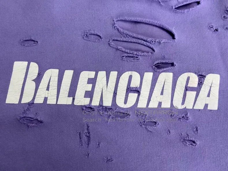 Balenciaga Balenciaga Alphabet Printed Hooded Drawstring Hole Sweatsh Size US XS / EU 42 / 0 - 3 Thumbnail
