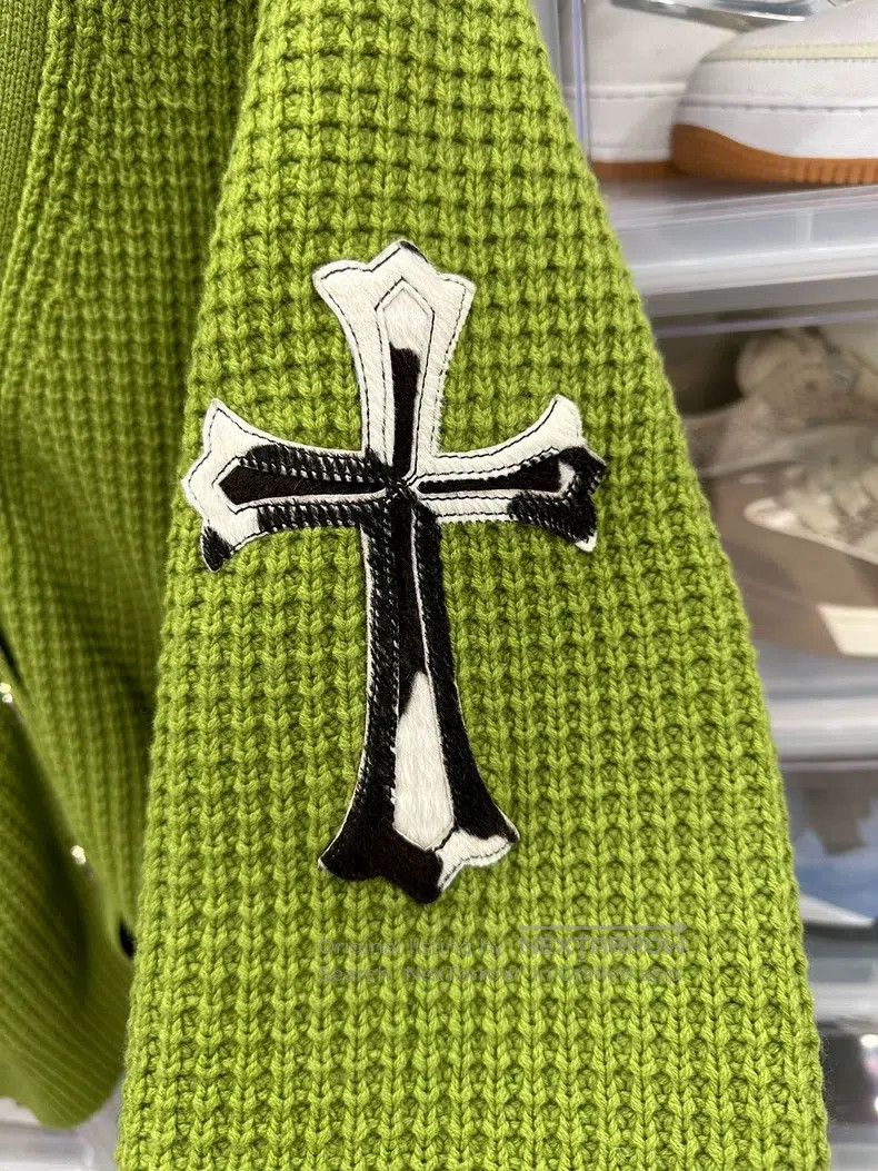 Chrome Hearts CHROME HEARTS Size M Avocado green horse hair zebra cross s Size US M / EU 48-50 / 2 - 3 Thumbnail