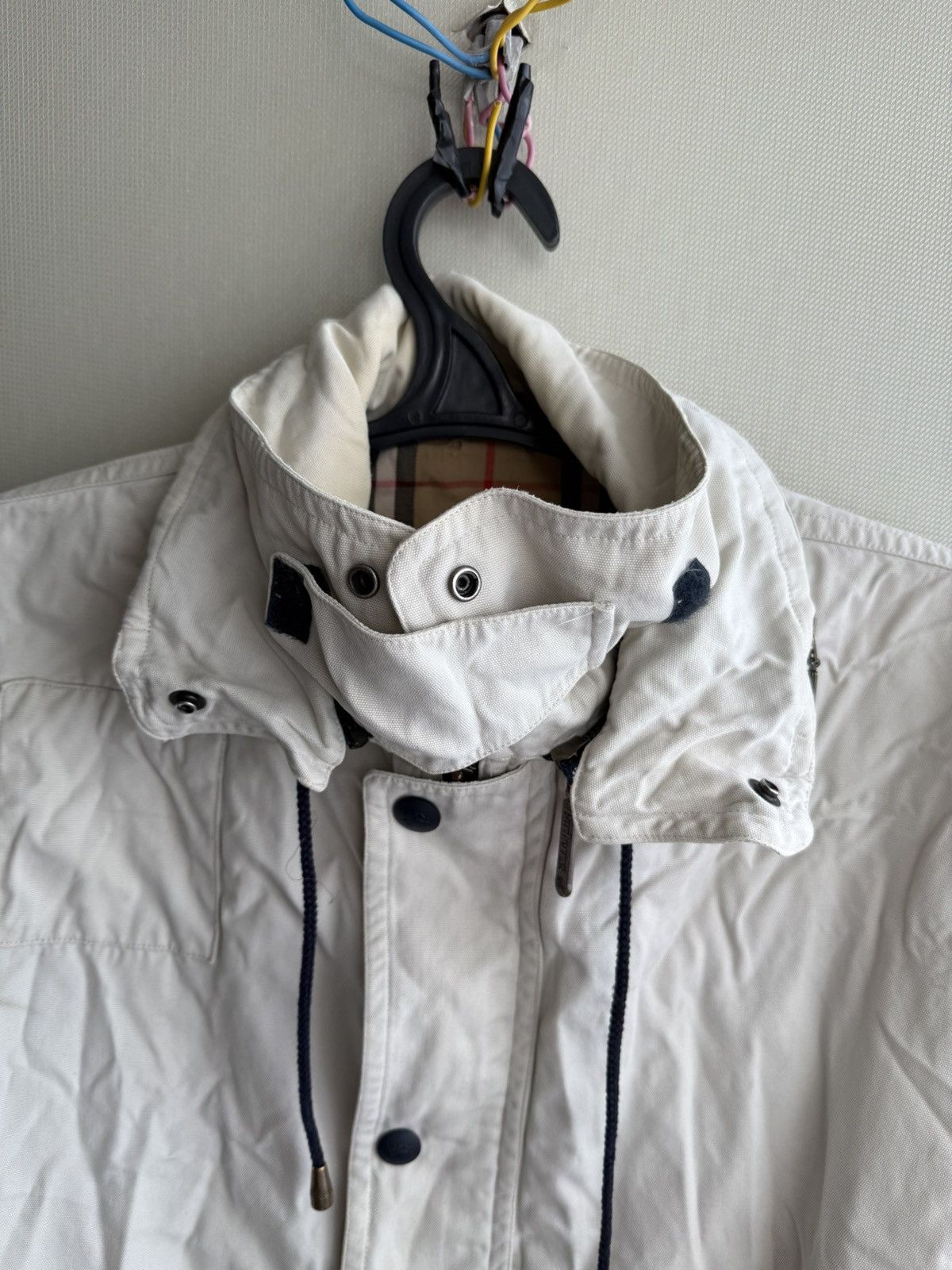 Burberry Burberrys of London Hooded Rain Coat Jacket Beige Size L |G1 Size US L / EU 52-54 / 3 - 6 Thumbnail