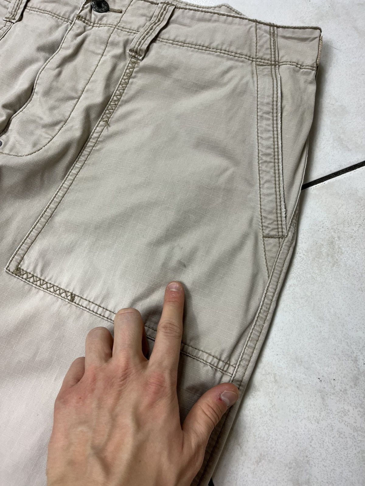 Polo Ralph Lauren × Ralph Lauren × Vintage Vintage Ralph Lauren distressed washed thrashed cargo pants Size US 34 / EU 50 - 10 Thumbnail