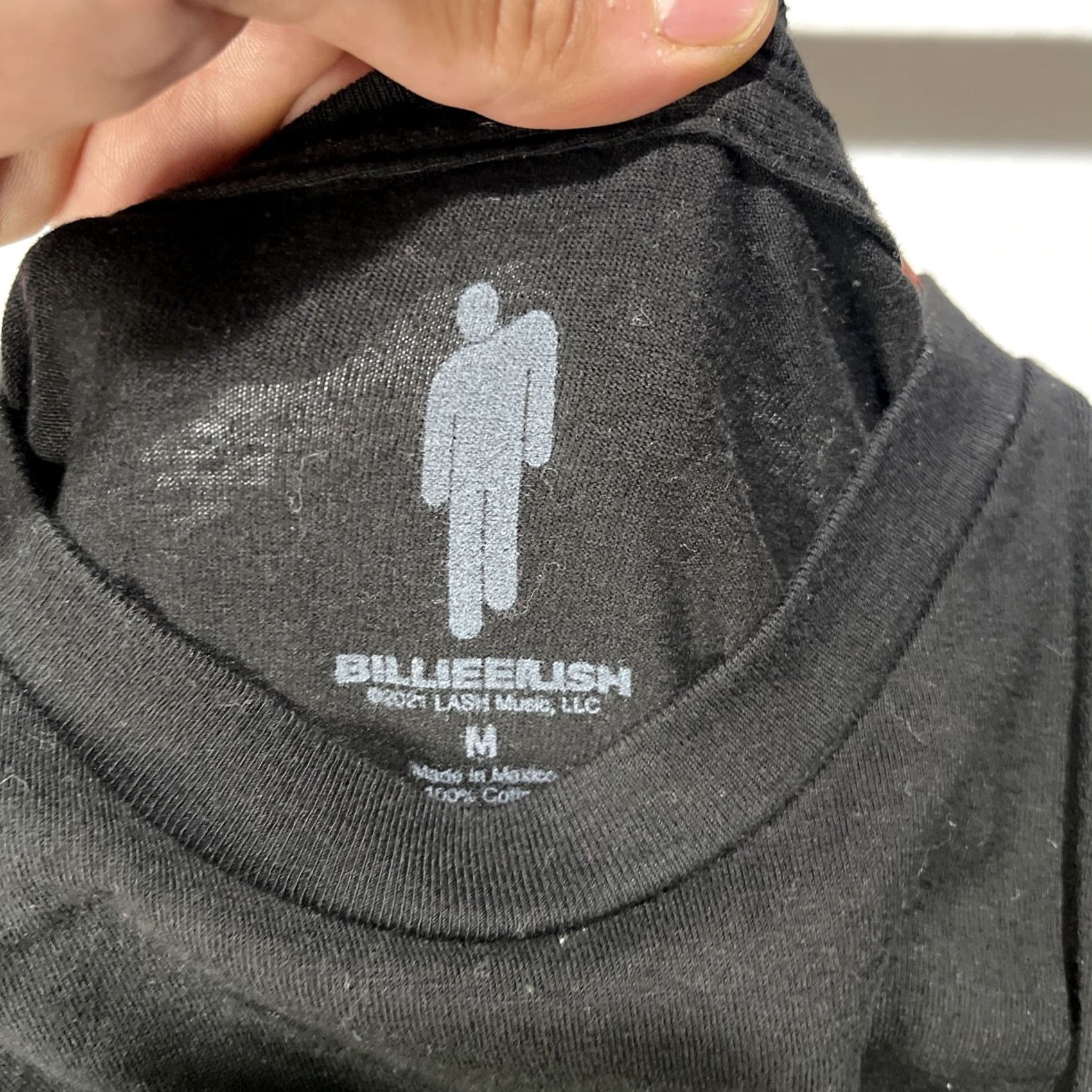 Vintage Billie Eilish Shirt Mens Medium Black Short Sleeve Tee Size US M / EU 48-50 / 2 - 5 Thumbnail