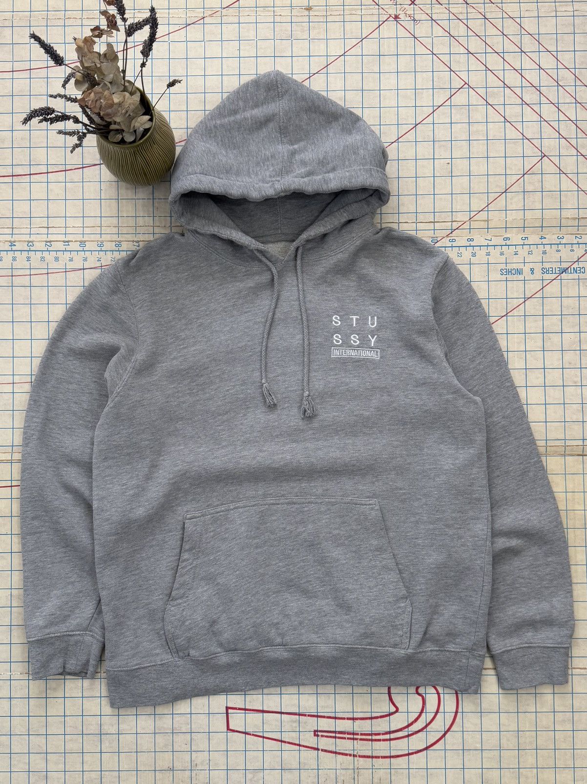 Stussy Stussy International Embroidered Spell Out Pull Over Hoodie Size US M / EU 48-50 / 2 - 4 Thumbnail