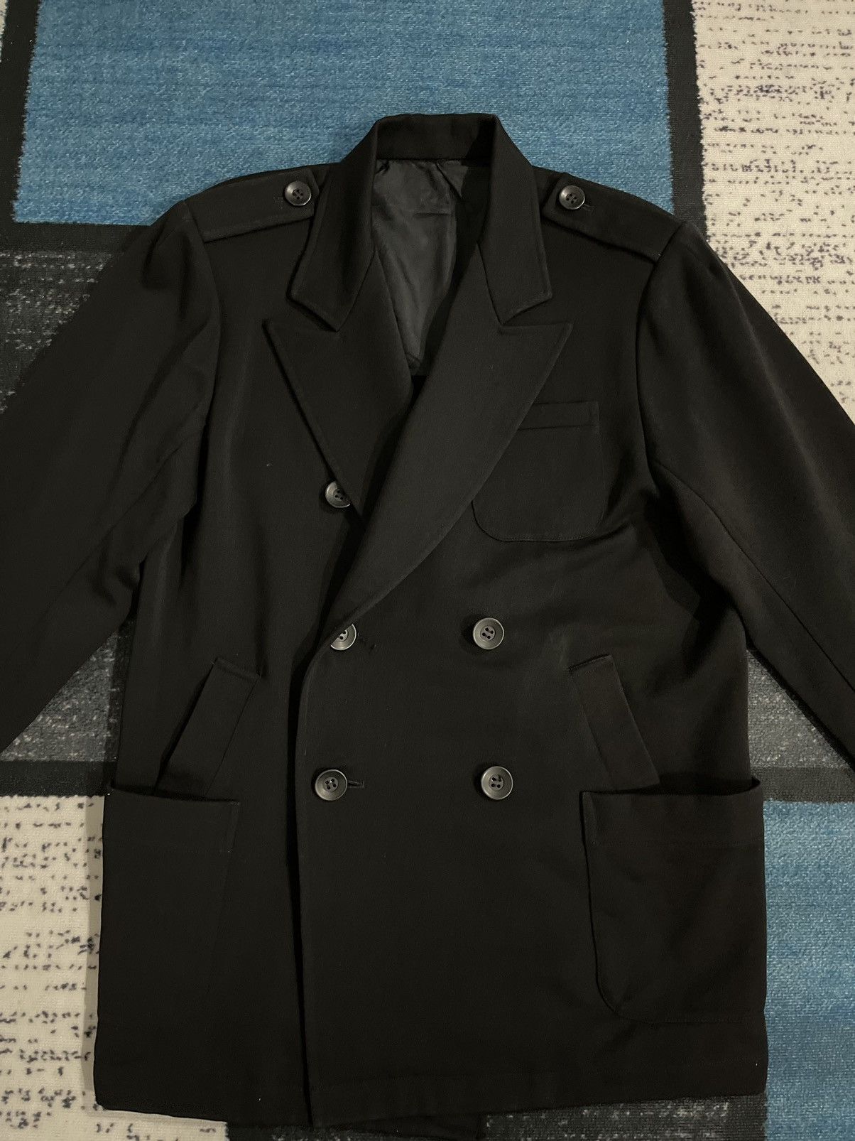 Yohji Yamamoto 📌Binding Now📌Y’s Yohji yamamoto double breasted wool jacket Size US L / EU 52-54 / 3 - 6 Thumbnail