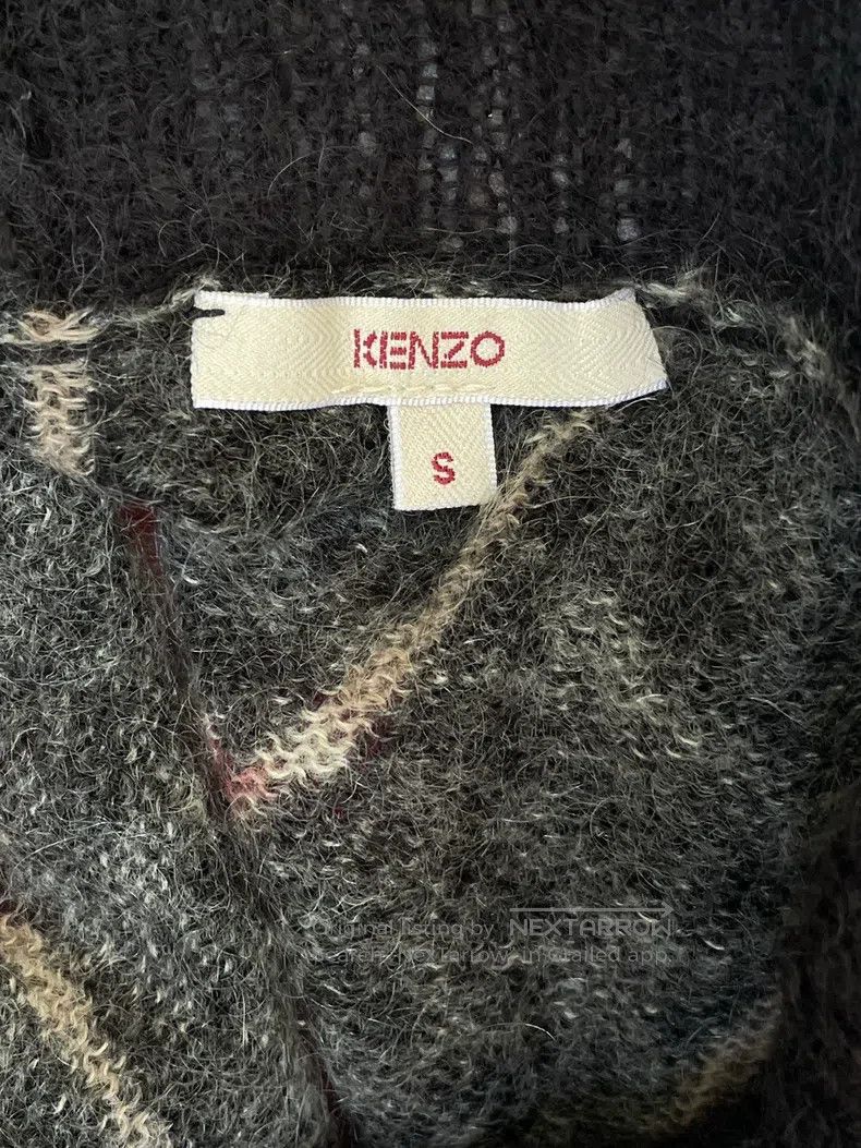 Kenzo Kenzo High-neck mohair knit sweater Size S / US 4 / IT 40 - 8 Thumbnail
