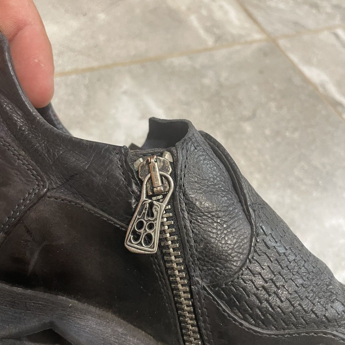 A.S.98 40 leather AS98 Boots GUIDI cyber punk shoes sneakers red wi Size US 7 / EU 40 - 5 Thumbnail