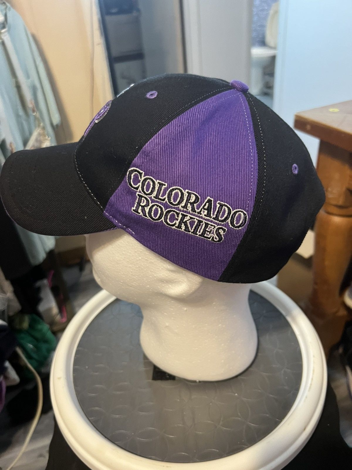 MLB Colorado Rockies MLB Back and Purple Hat Size ONE SIZE - 2 Thumbnail