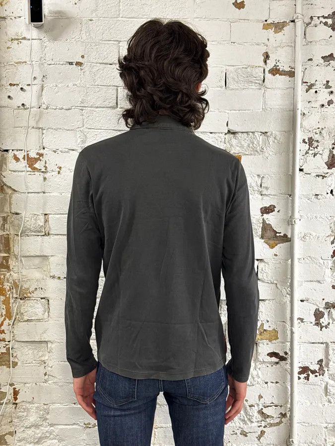 Prada 2000s Prada Linea Rossa Grey Classic Longsleeve Polo Size US S / EU 44-46 / 1 - 3 Thumbnail