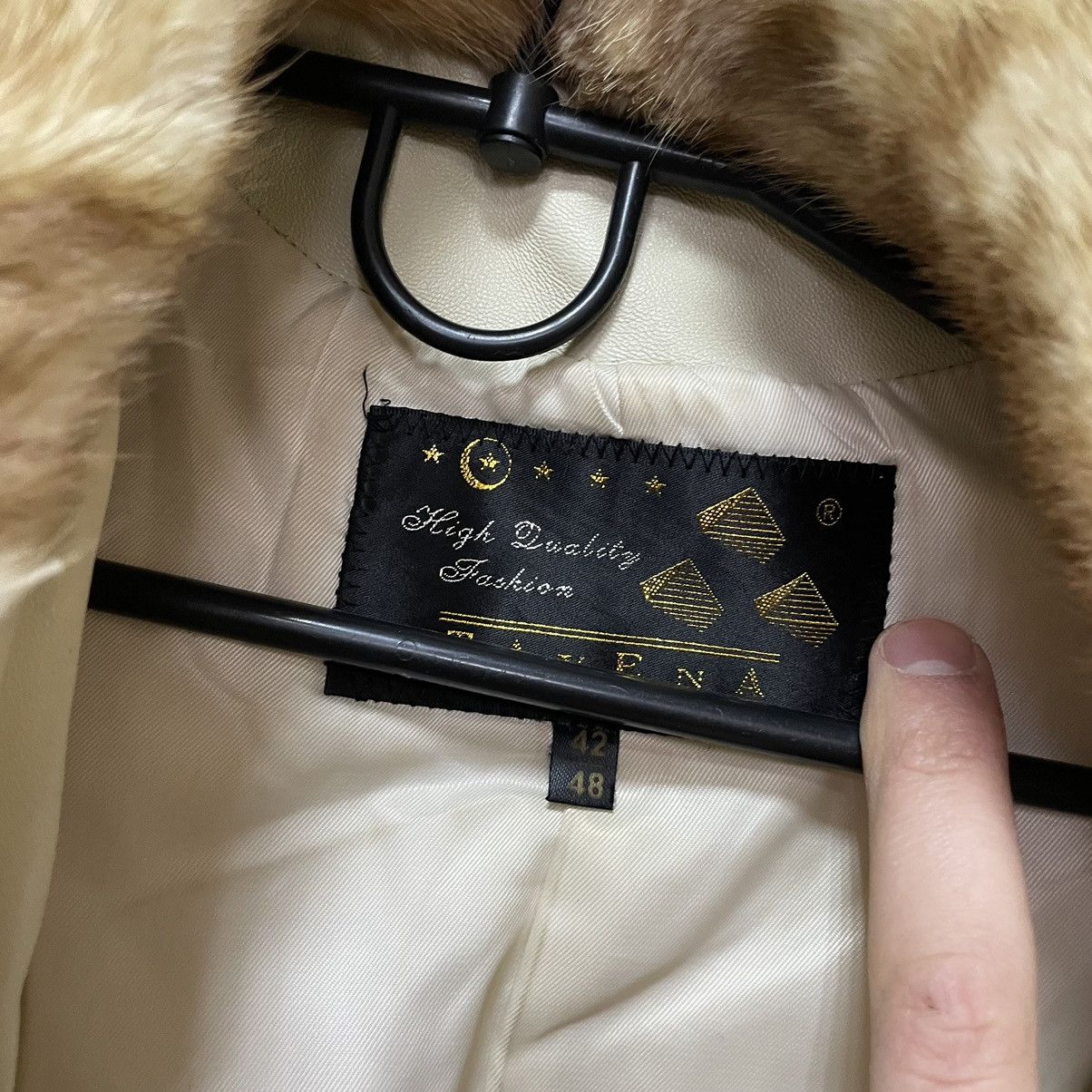 Enchantment Enchantement Fox Fur Mohair bomber faux mohair mesh Jacket Size M / US 6-8 / IT 42-44 - 3 Thumbnail