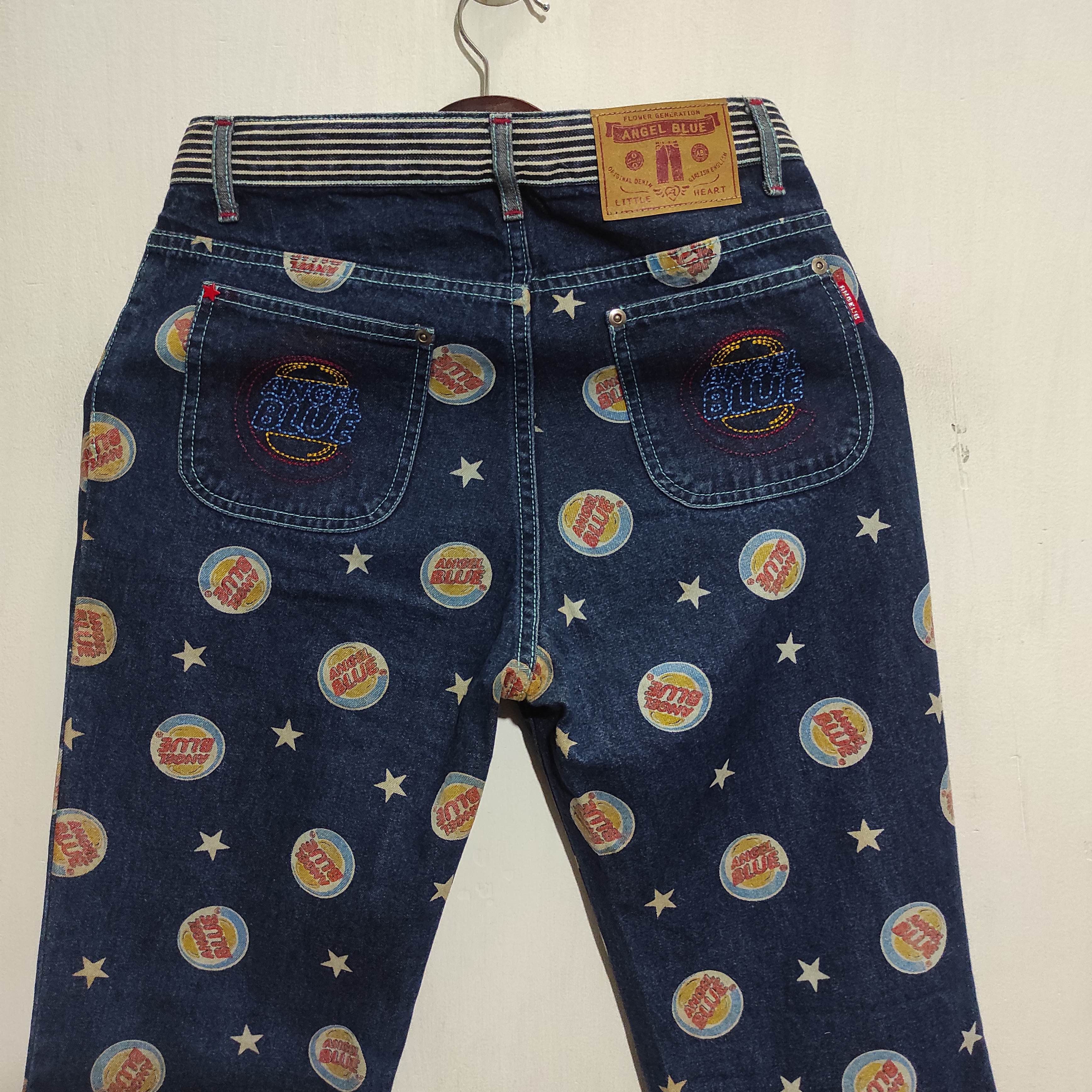 Angel Blue FLARE JEANS Angel Blue Fullprint Bootcut Denim Jeans Size US 28 / EU 44 - 8 Thumbnail