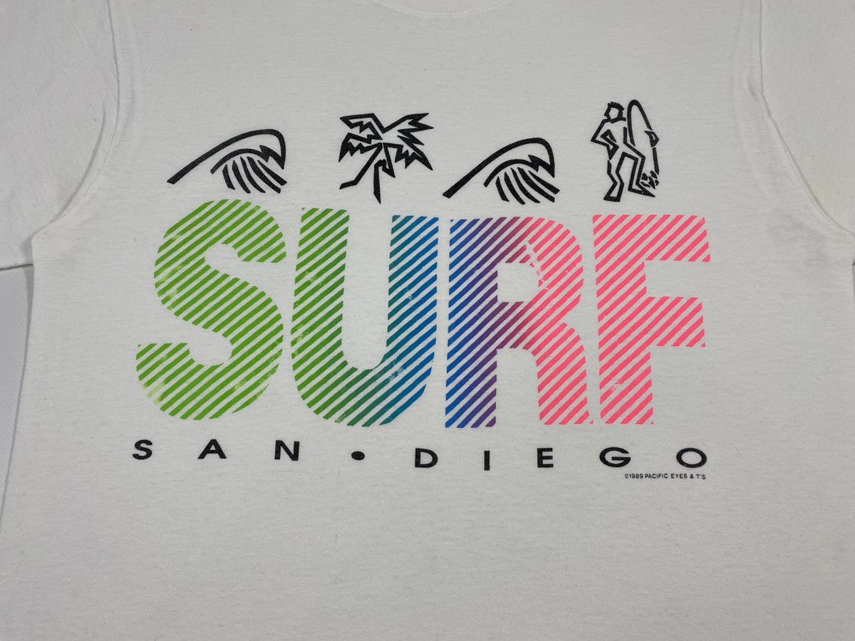 Anvil 🔥LASTDROP🔥 1989 Surf San Diego California Single Stitch Tee Size US S / EU 44-46 / 1 - 3 Thumbnail