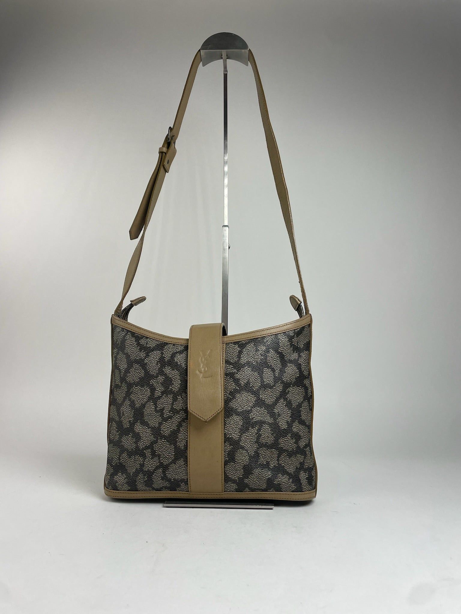 Other Vintage Yves Saint Laurent Stone Patternd Leather Multiway B Size ONE SIZE - 1 Thumbnail