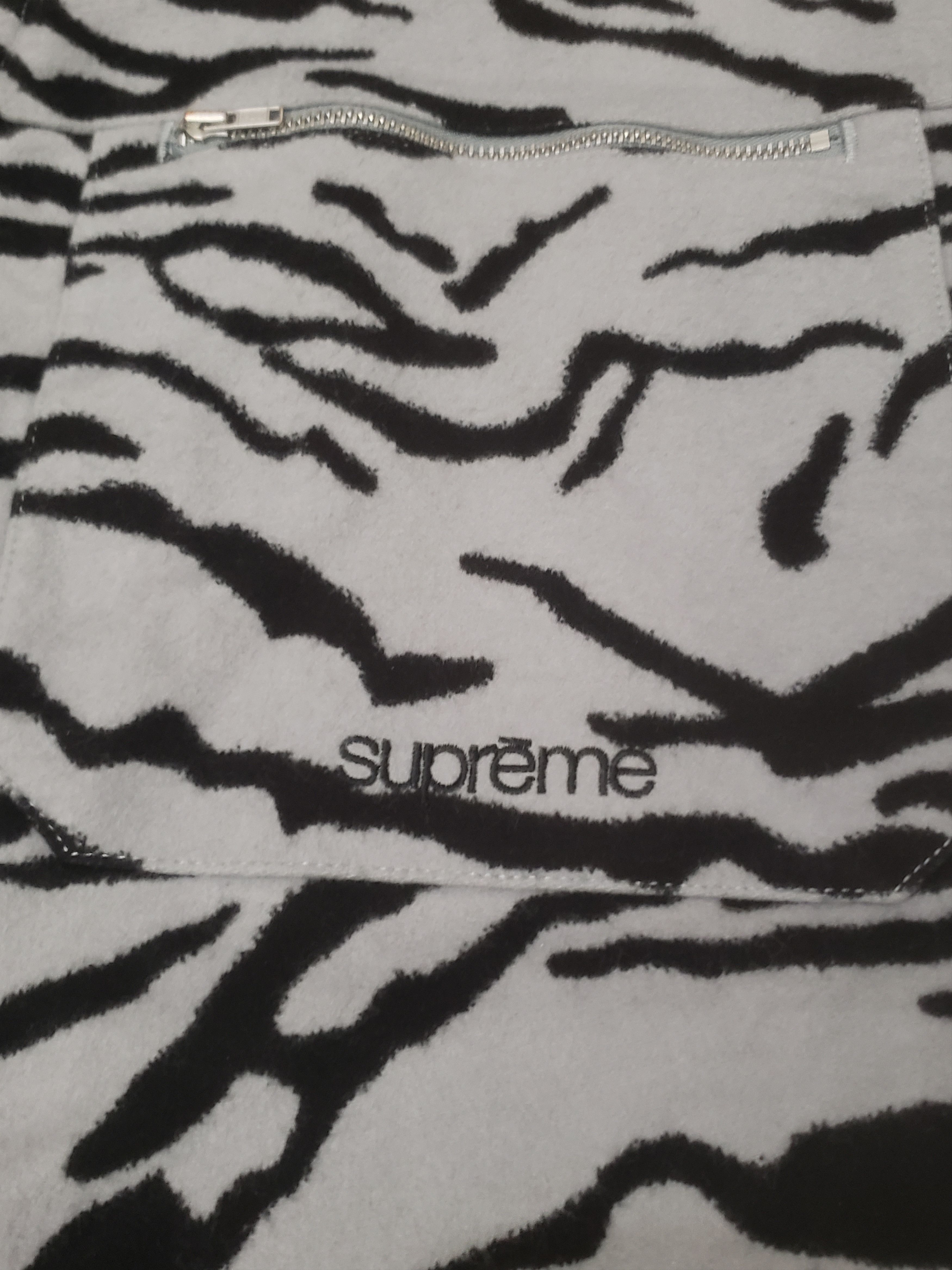 Supreme Supreme 2025 Moleskin Work Jacket Zebra Size US XL / EU 56 / 4 - 2 Thumbnail