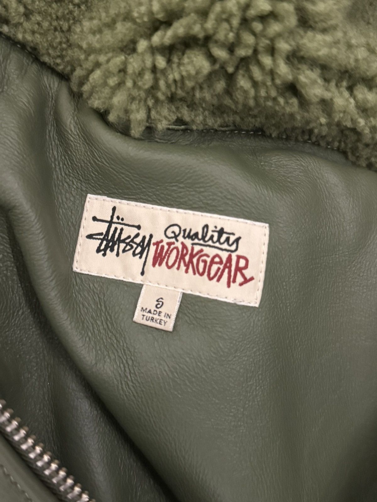 Stussy Stussy Shearling Hooded Work Jacket Size US S / EU 44-46 / 1 - 3 Thumbnail