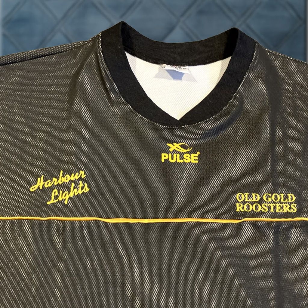 Vintage Pulse COCKSPUR OLD GOLD ROOSTERS Jersey Black XL Men Size US XL / EU 56 / 4 - 1 Thumbnail
