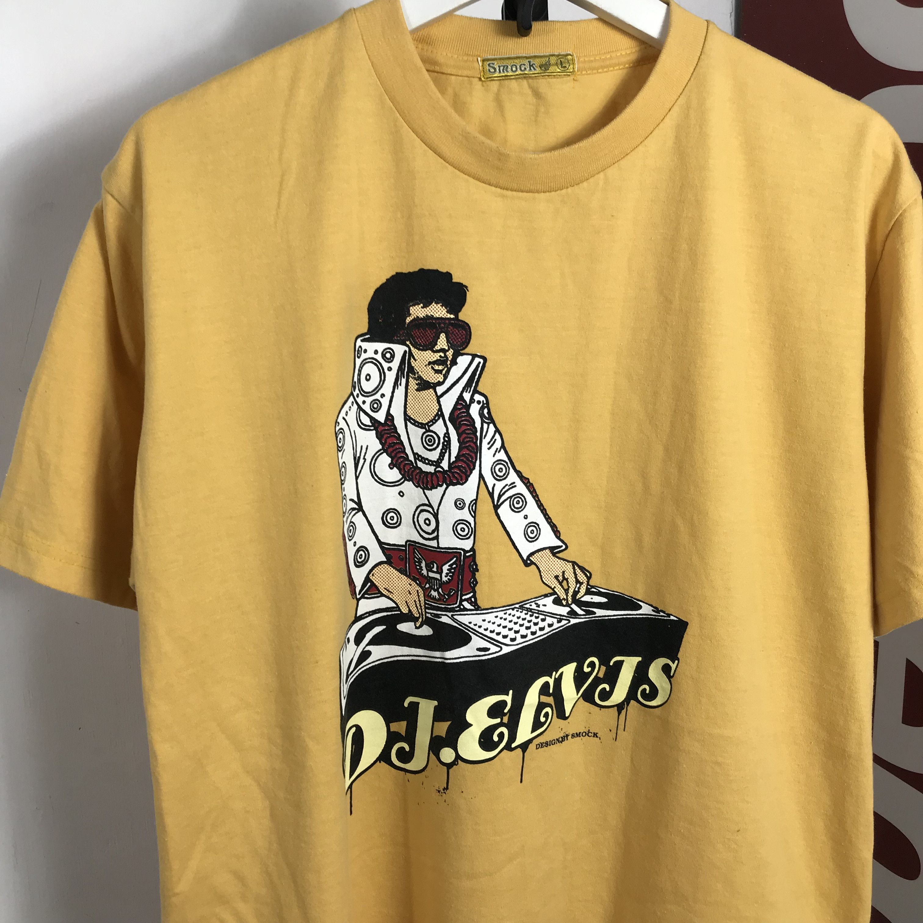 Band Tees Vintage Elvis Presley DJ PARODY 90s Lupo's Heartbreak hotel Size US L / EU 52-54 / 3 - 3 Thumbnail