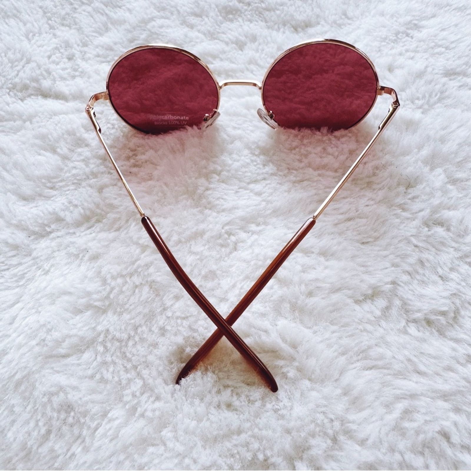 Other Harper Rose Gold Round Lens Sunglasses Size ONE SIZE - 10 Thumbnail