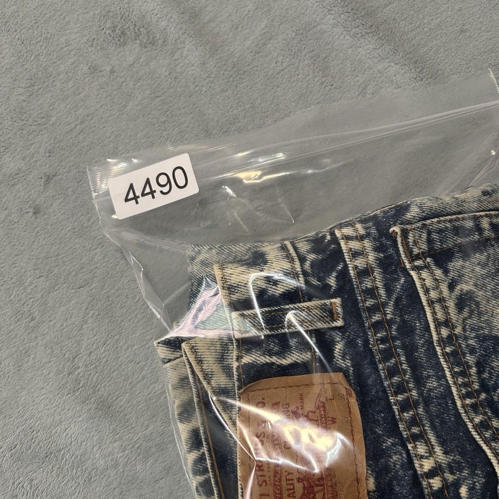 Levi's 70s Acid wash Levis 501 Jeans Student Fit Men 27x30 Straight Size US 27 - 13 Thumbnail
